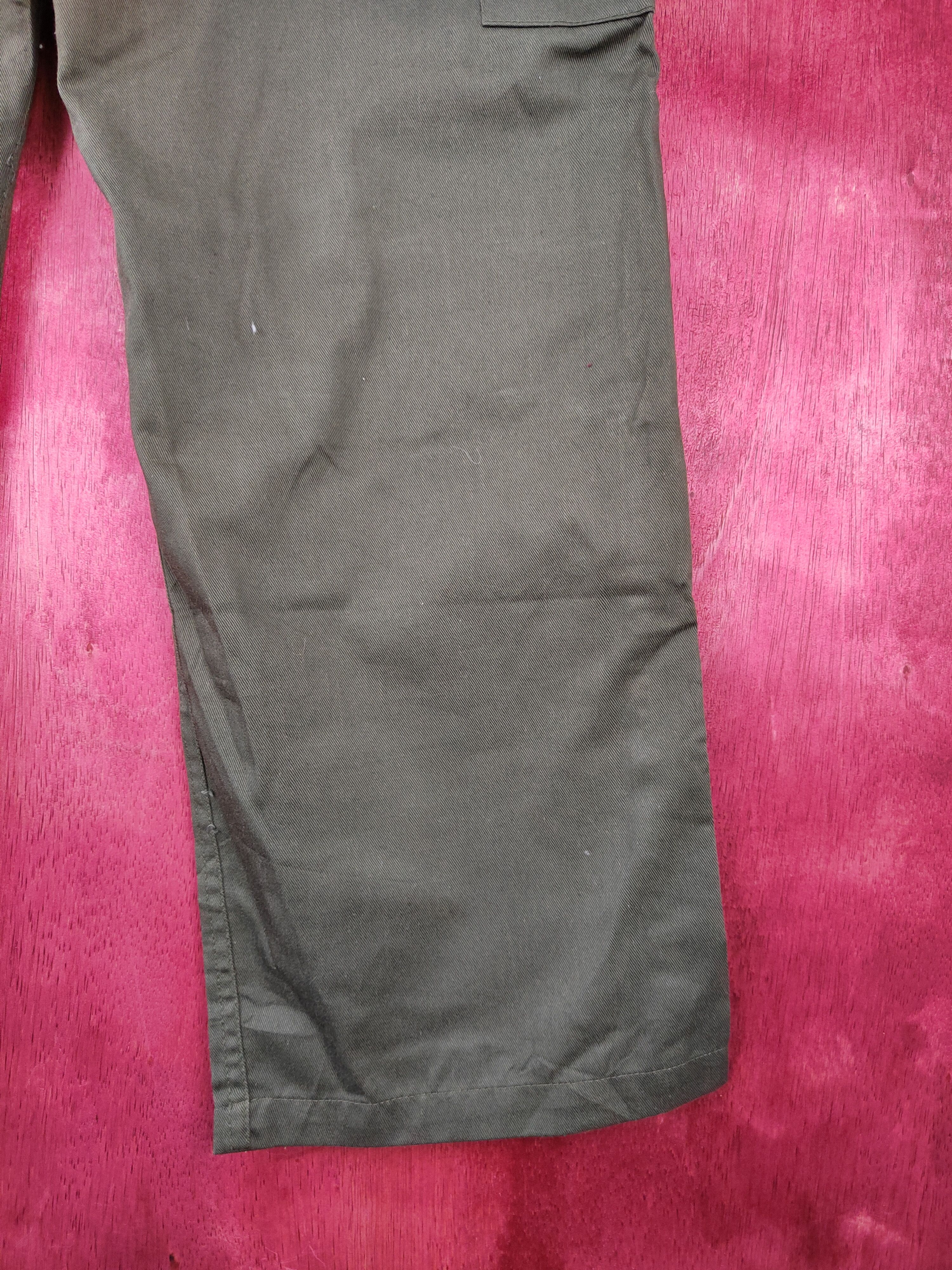 Japanese Brand × Vintage Japanese Brand Dark Green Multi Pocket Cargo Pants #S412 Size US 32 / EU 48 - 11 Thumbnail