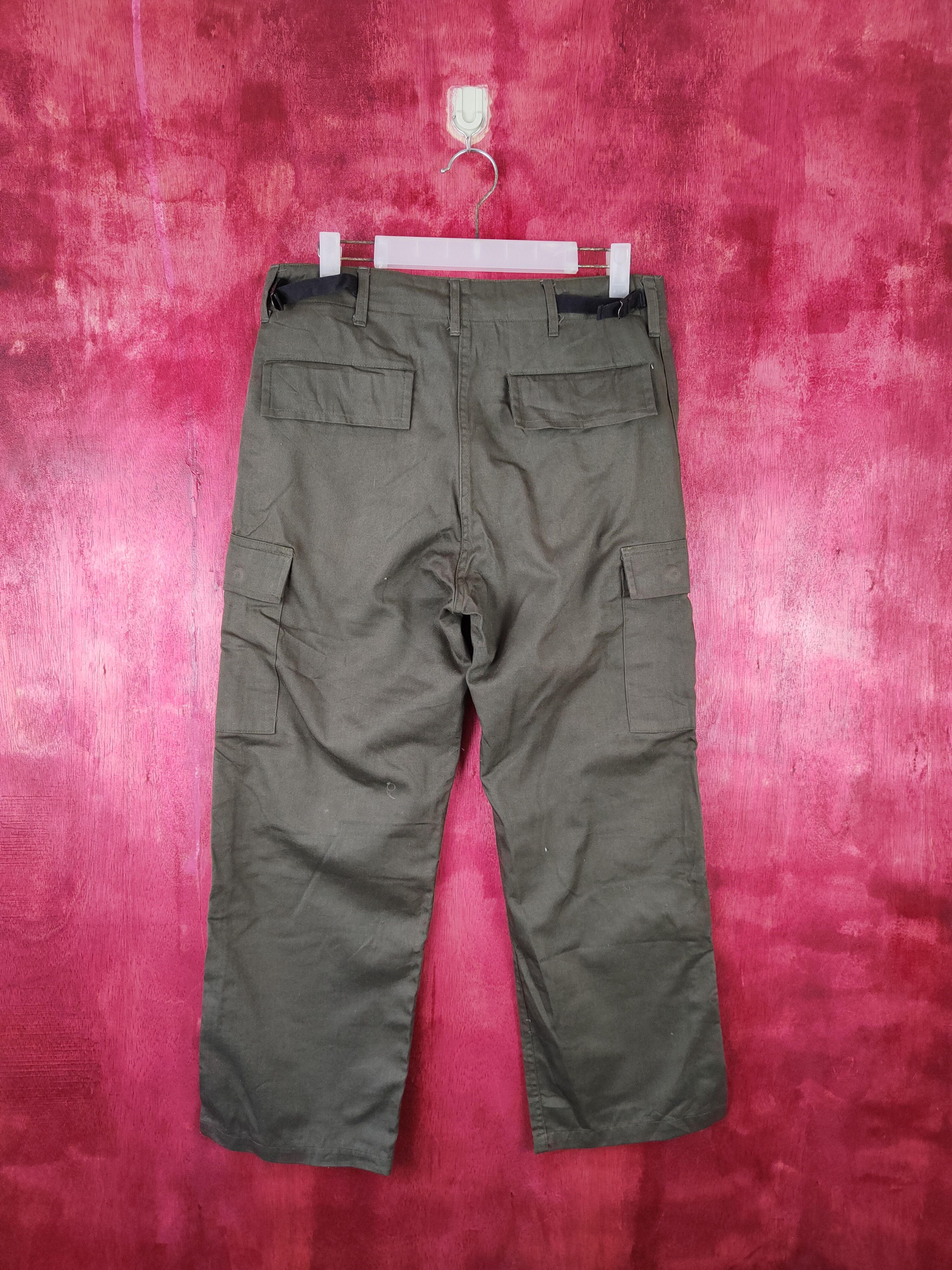 Japanese Brand × Vintage Japanese Brand Dark Green Multi Pocket Cargo Pants #S412 Size US 32 / EU 48 - 7 Thumbnail