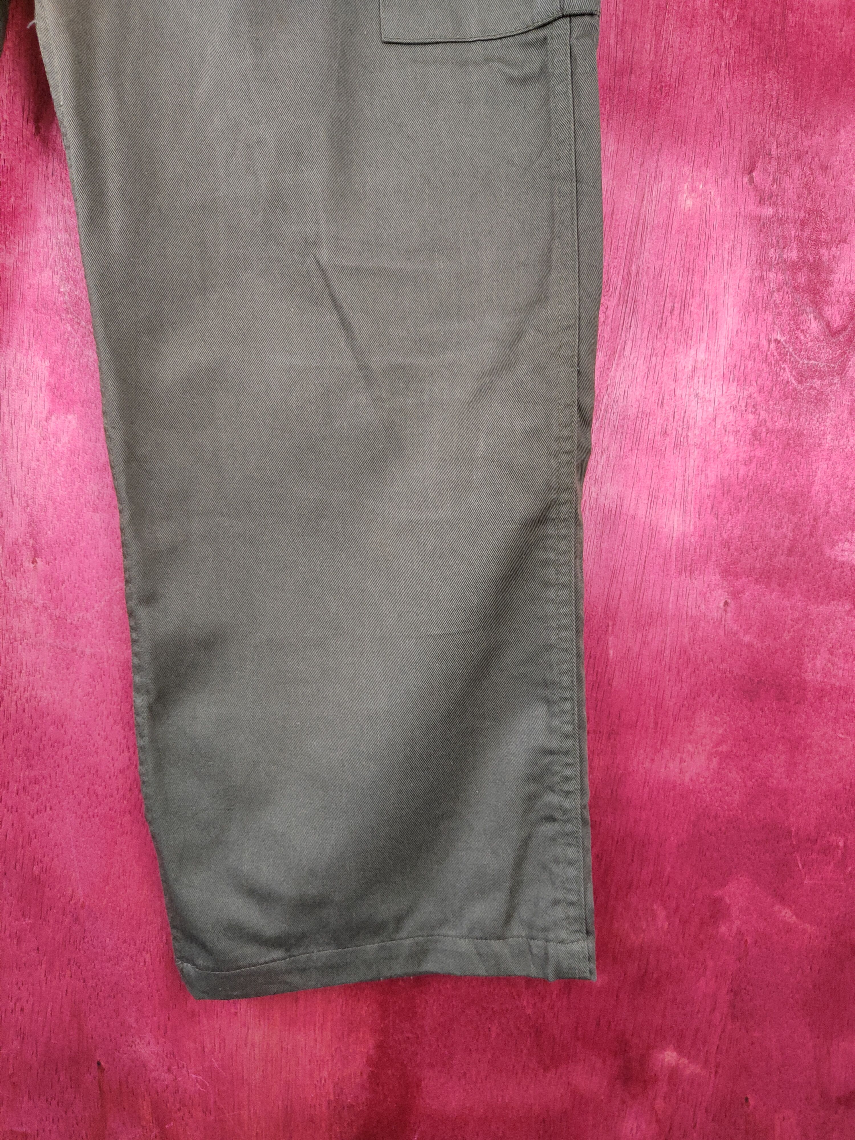 Japanese Brand × Vintage Japanese Brand Dark Green Multi Pocket Cargo Pants #S412 Size US 32 / EU 48 - 6 Thumbnail