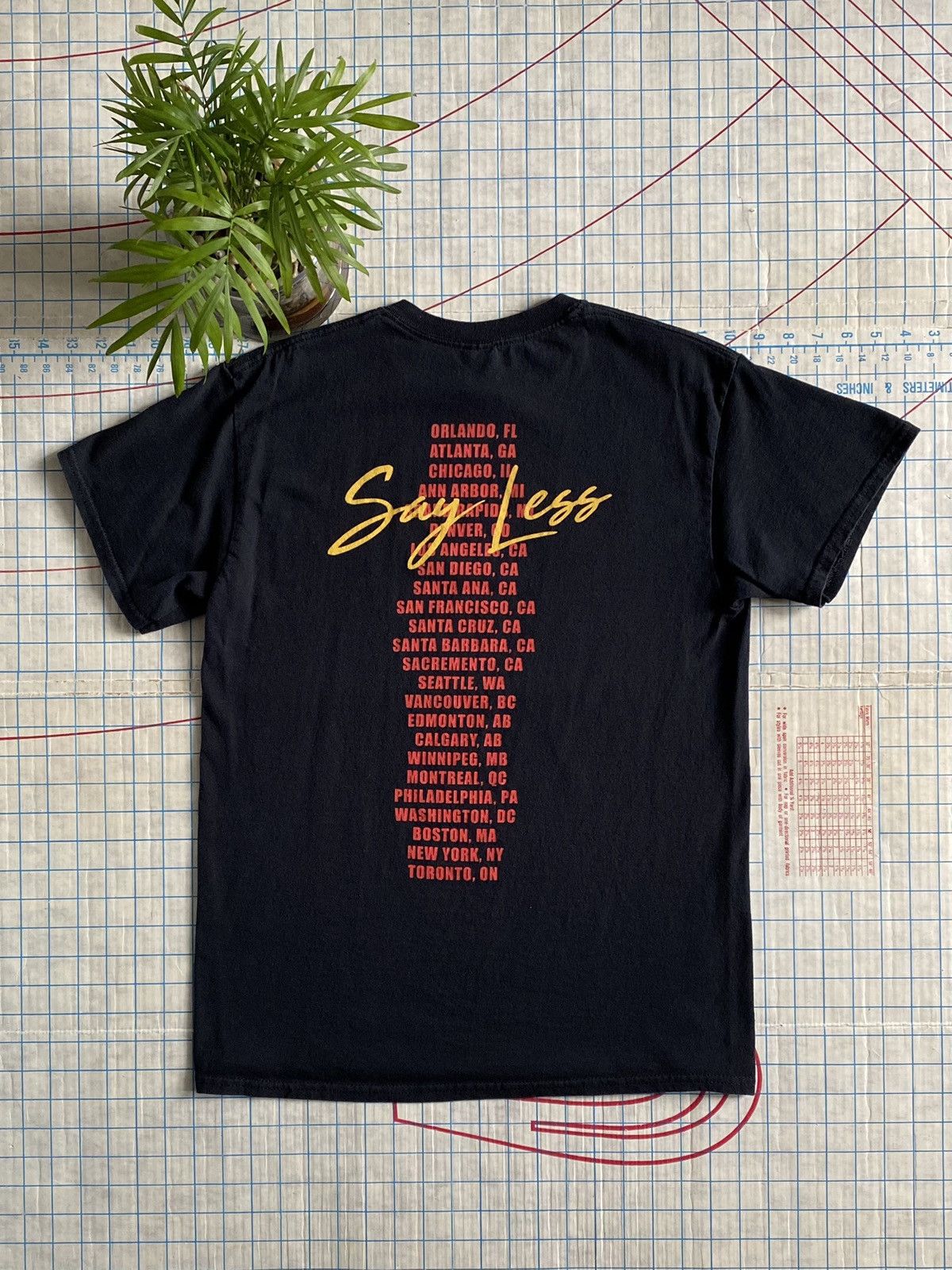 Band Tees × Rap Tees Roy Woods Say Less Tour Tee Black Size Medium Size US M / EU 48-50 / 2 - 5 Thumbnail