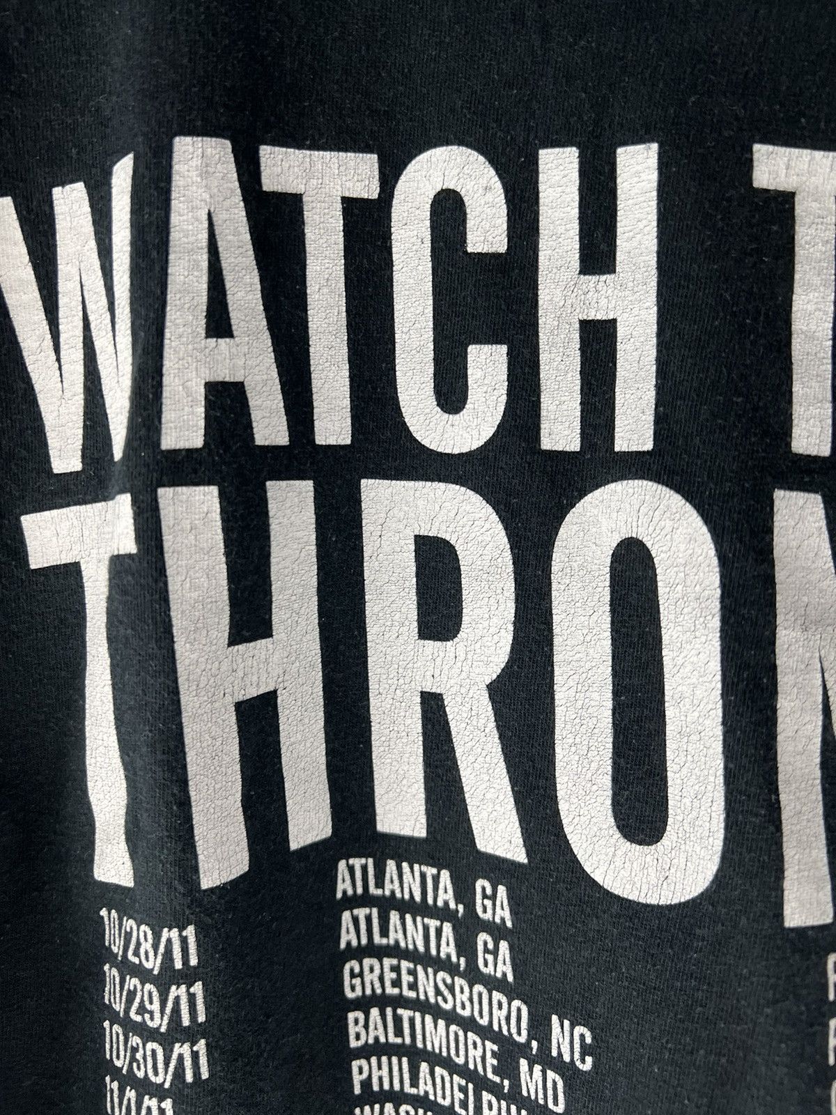 Kanye West Kanye West Watch The Throne Tour Tee Size US S / EU 44-46 / 1 - 4 Thumbnail