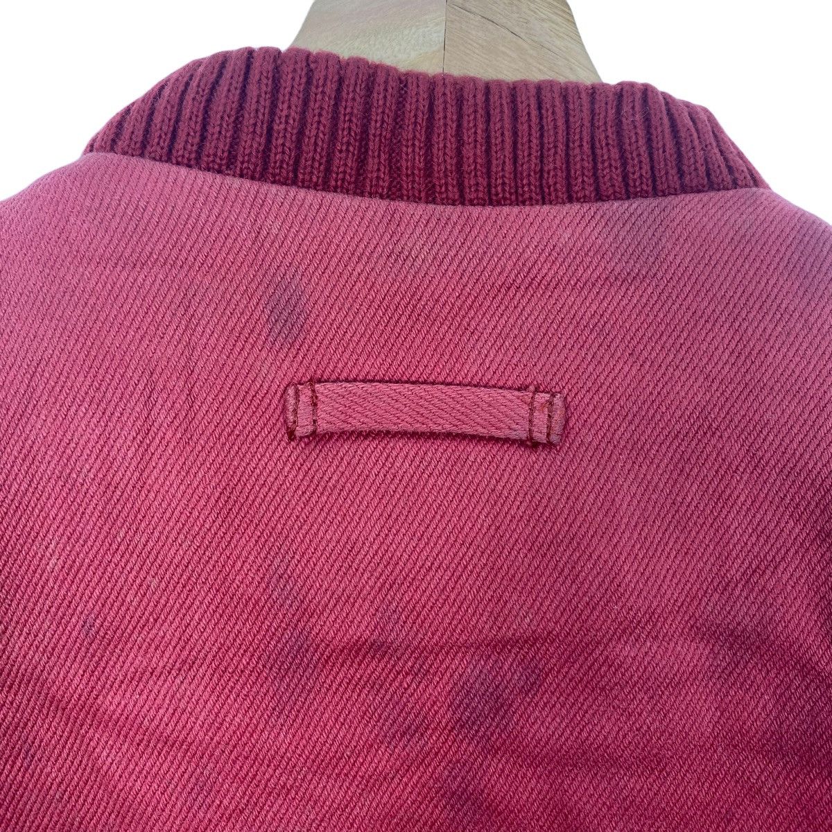 Vintage Vintage ARTIGIANO Italy Brand Red Bomber Jacket Size US XXL / EU 58 / 5 - 10 Thumbnail