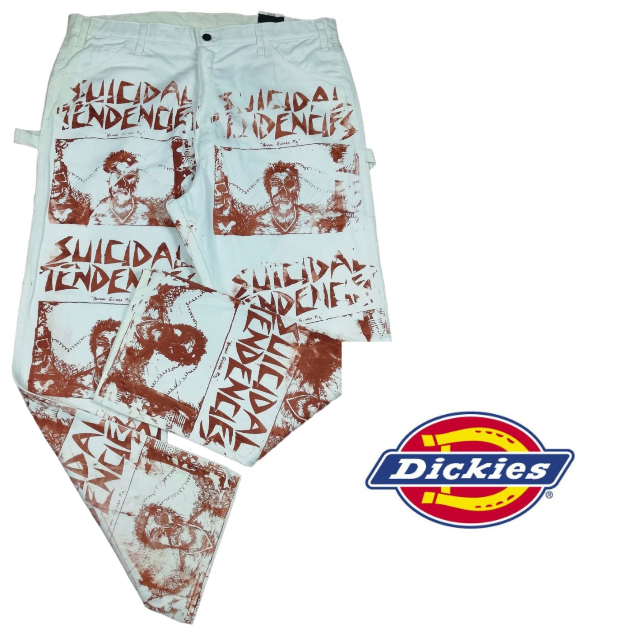 Dickies 🔥GRAIL Dickies Custom Full Print Suicidal Tendencies Worke Size US 40 / EU 56 - 1 Thumbnail
