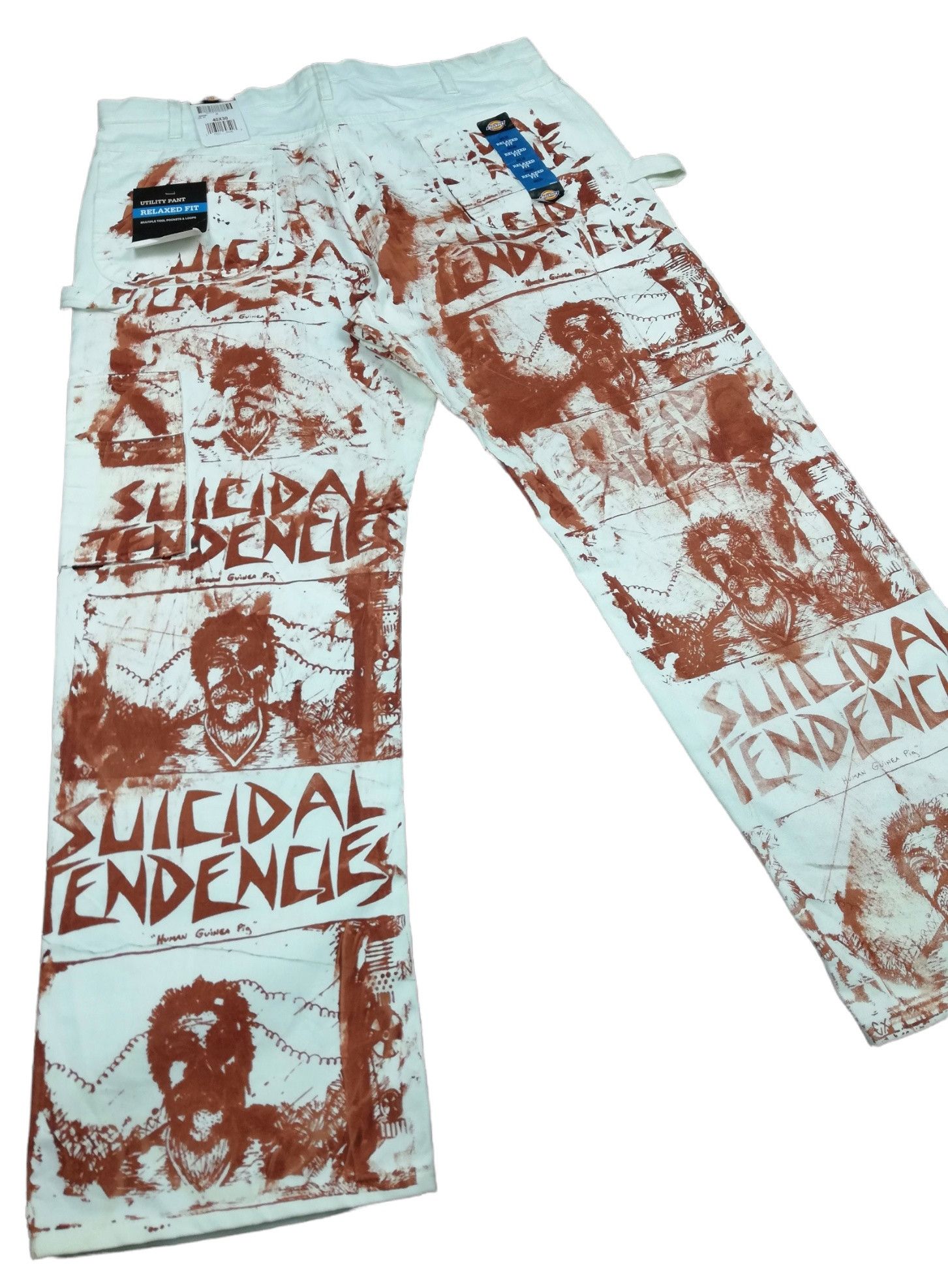 Dickies 🔥GRAIL Dickies Custom Full Print Suicidal Tendencies Worke Size US 40 / EU 56 - 14 Thumbnail