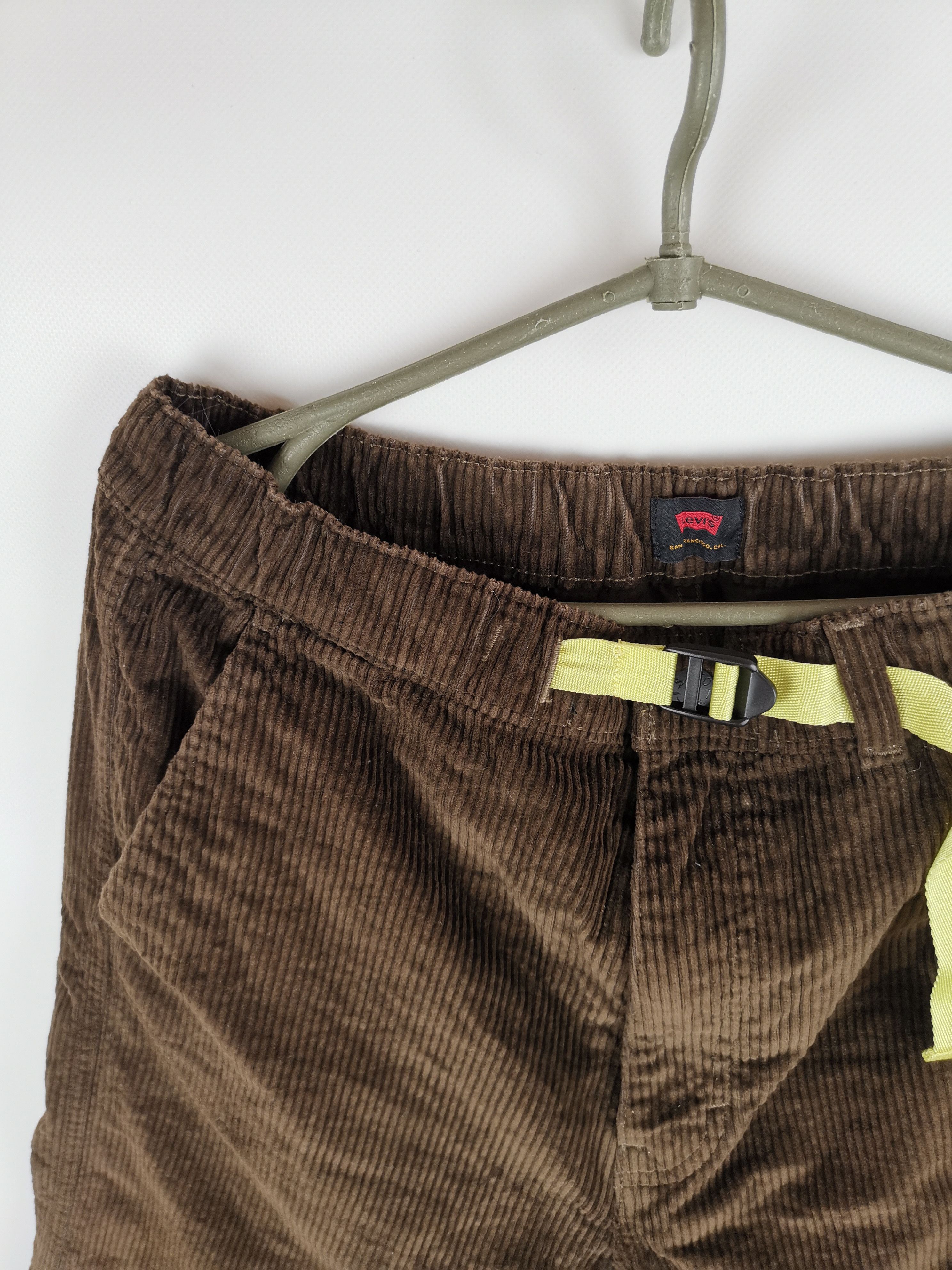Levi's Levi's brown big corduroy strong hype casual pants Size US 34 / EU 50 - 8 Thumbnail