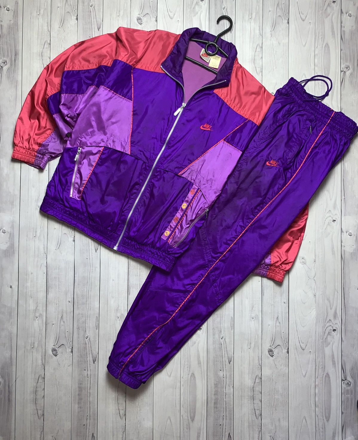 Nike × Streetwear × Vintage Vintage Nike track suit jacket