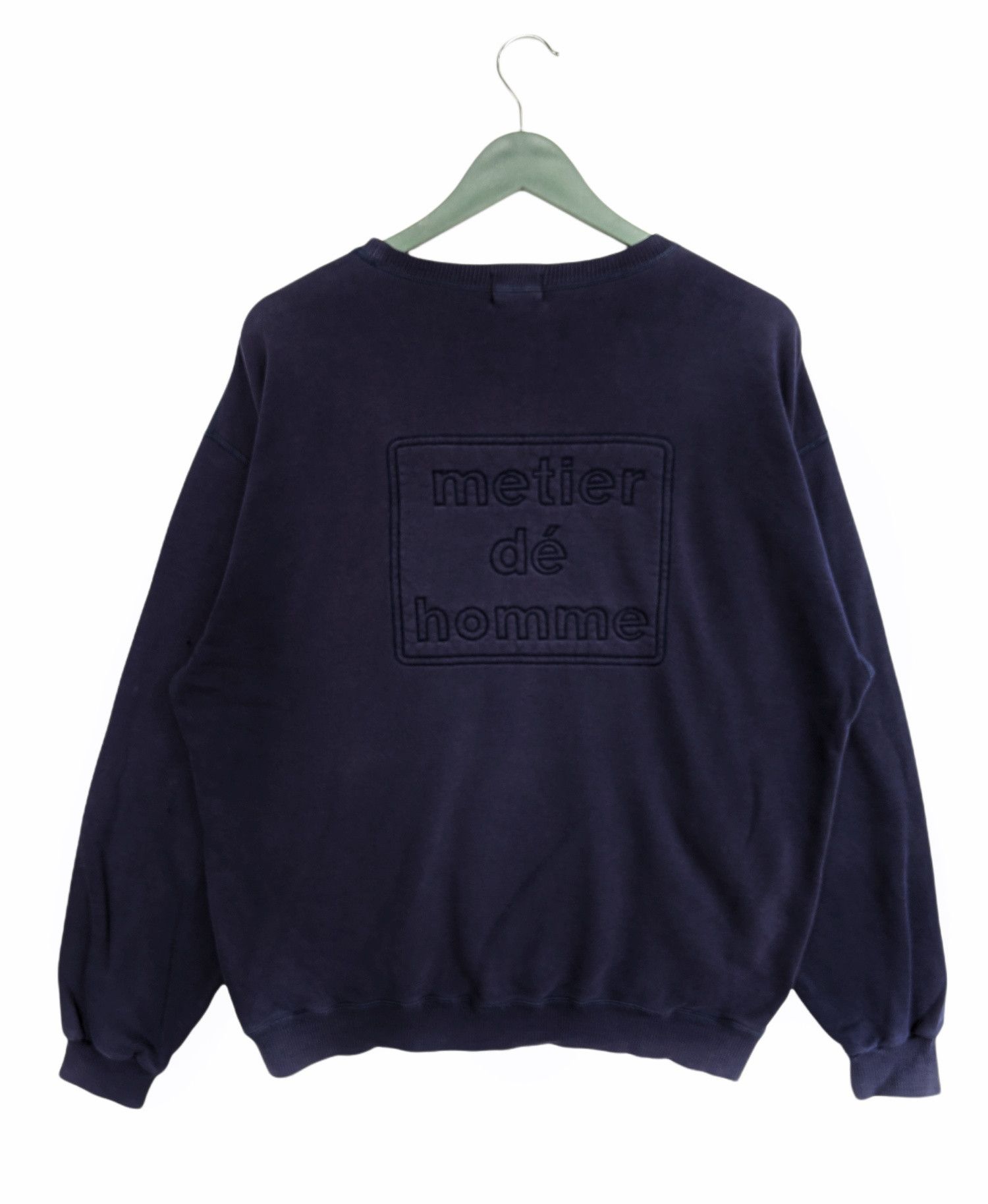 Designer Vintage Metier de' Homme Sweatshirt Size US M / EU 48-50 / 2 - 1 Thumbnail