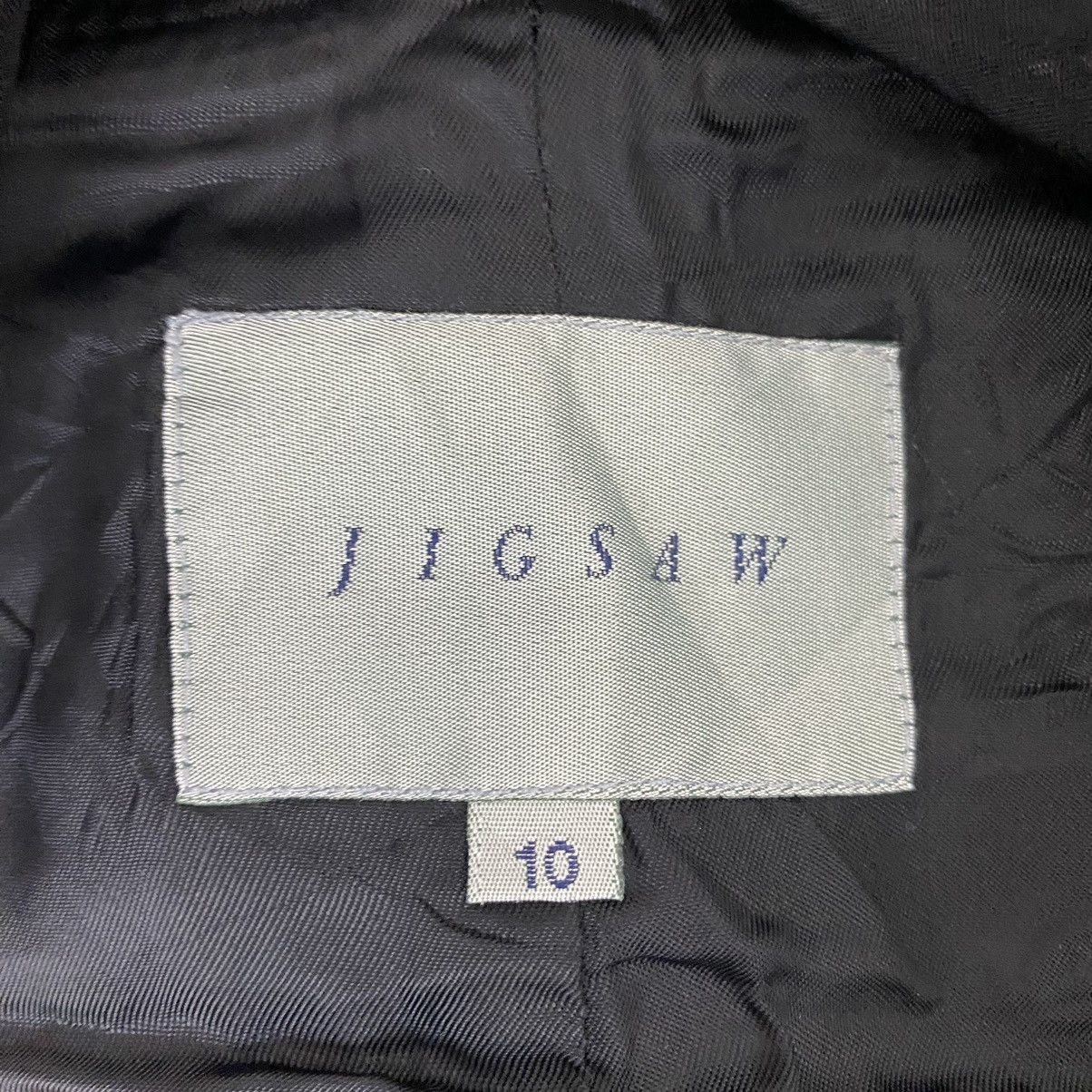 Jigsaw Vintage JIGSAW England Brand Black Leather Jacket Size US M / EU 48-50 / 2 - 3 Thumbnail