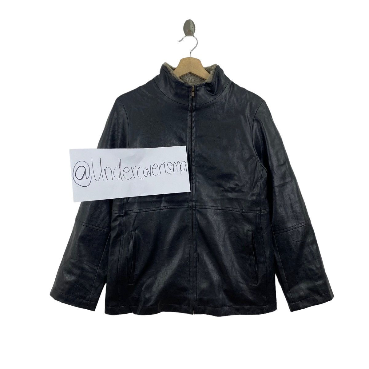 Jigsaw Vintage JIGSAW England Brand Black Leather Jacket Size US M / EU 48-50 / 2 - 1 Thumbnail