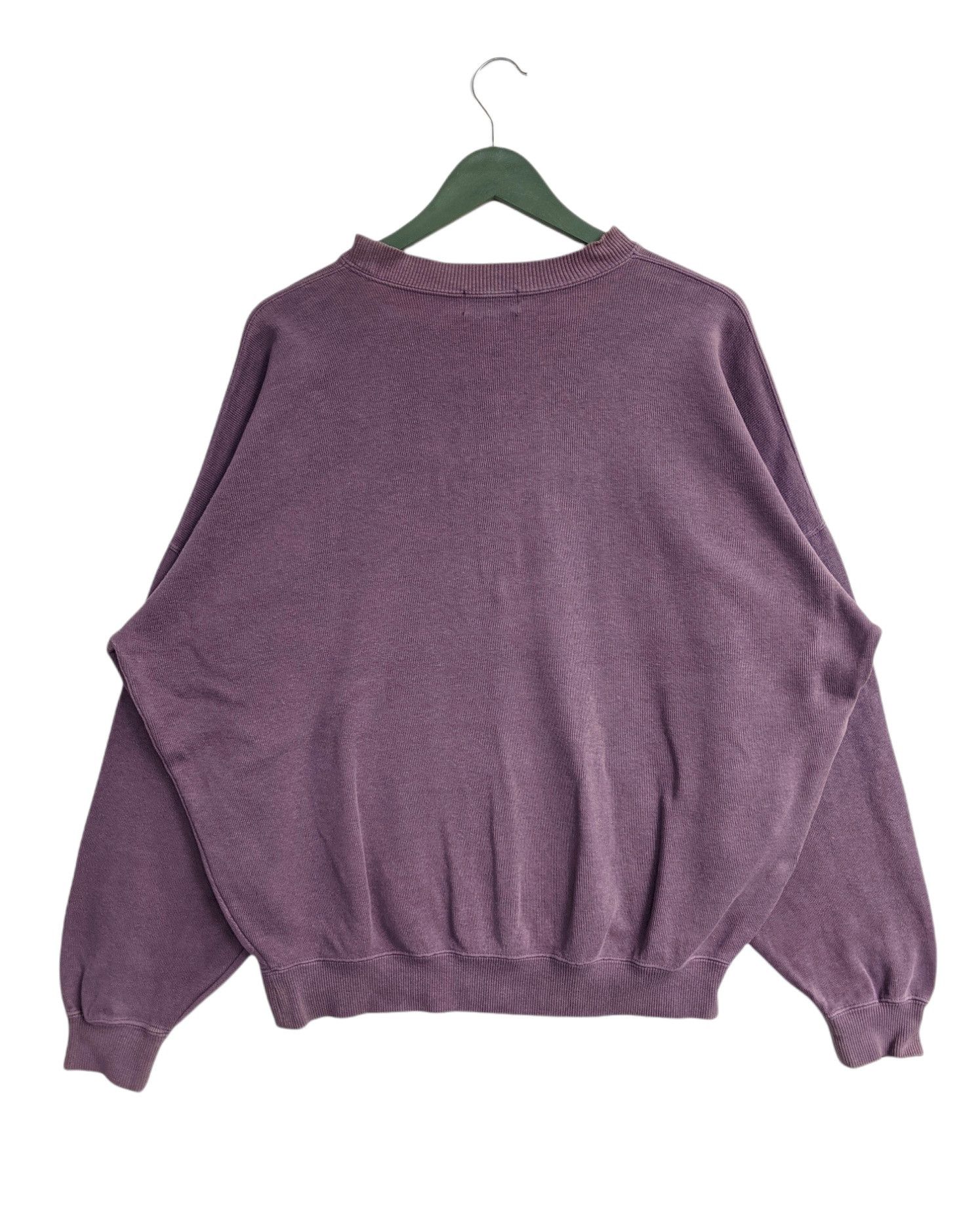Designer Vintage Trussardi Embroidery Logo Sweatshirt Size US XL / EU 56 / 4 - 2 Thumbnail