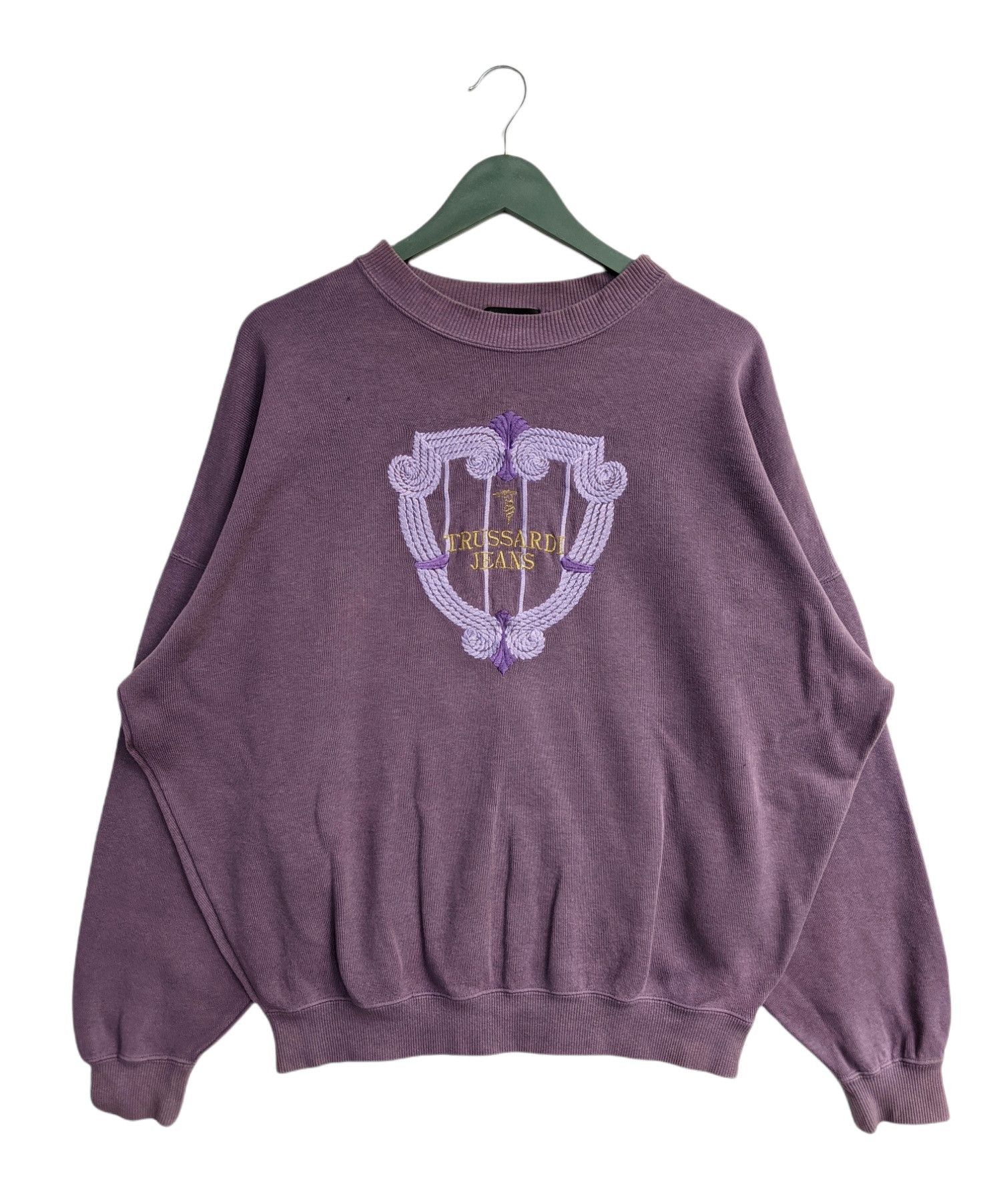 Vintage Trussardi Embroidery Logo Sweatshirt