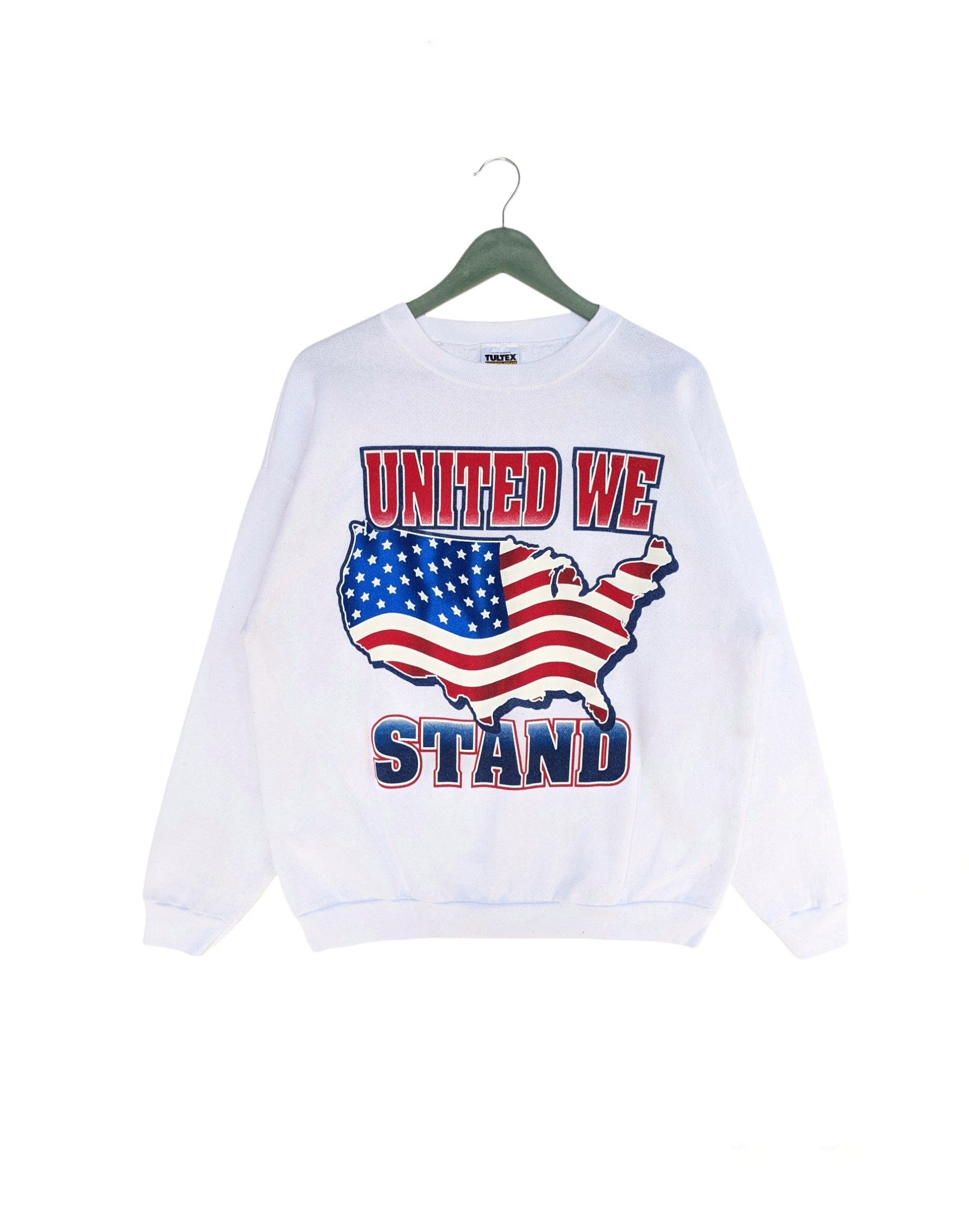 Band Tees Vintage 90s United We Stand Sweatshirt Size US L / EU 52-54 / 3 - 1 Thumbnail