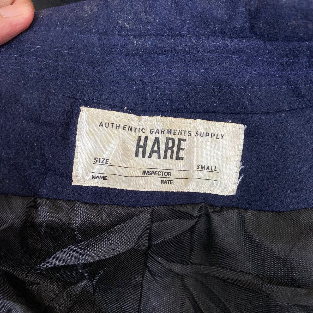 HARE HARE Japanese Brand Navy Long Coat Parka Jacket Size US S / EU 44-46 / 1 - 3 Thumbnail