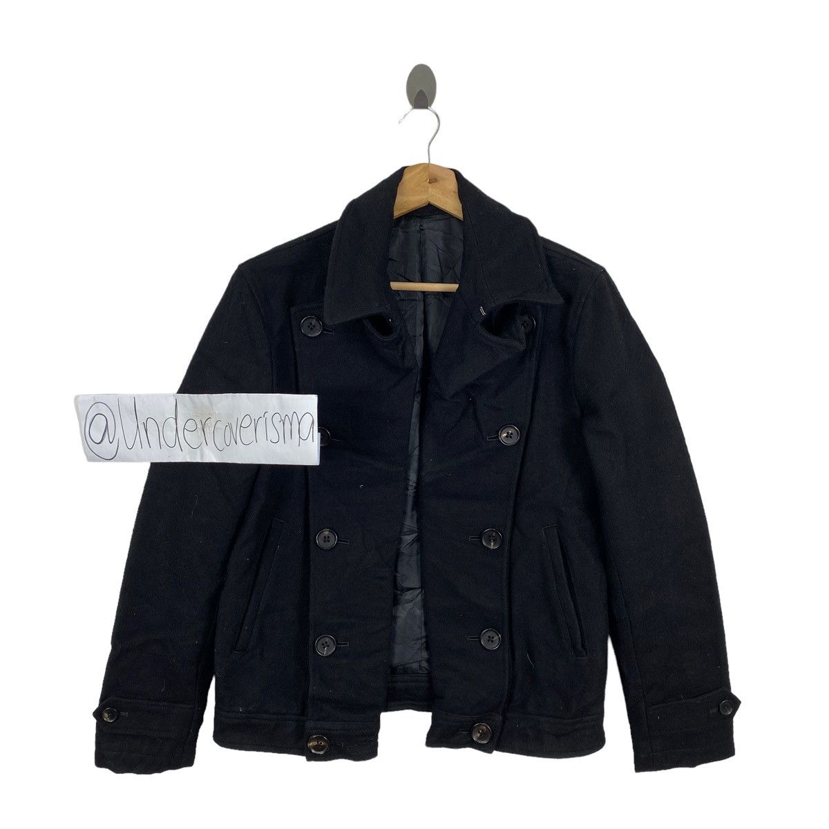SHIPS Vintage SHIPS JET BLUE Japanese Brand Wool Black Coat Size US M / EU 48-50 / 2 - 1 Thumbnail