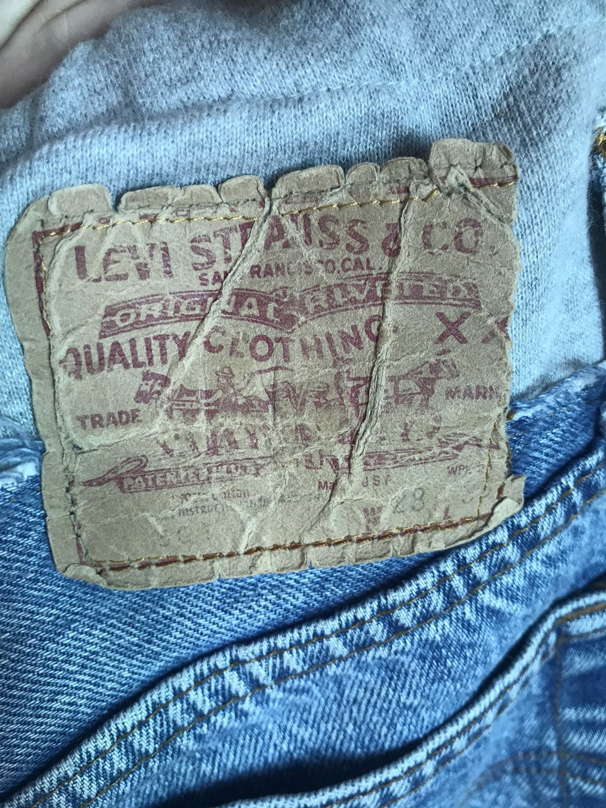 Levi's JAPANASE JOGGER CUSTOM VINTAGE LEVIS 80s very RARE Size US 32 / EU 48 - 11 Thumbnail
