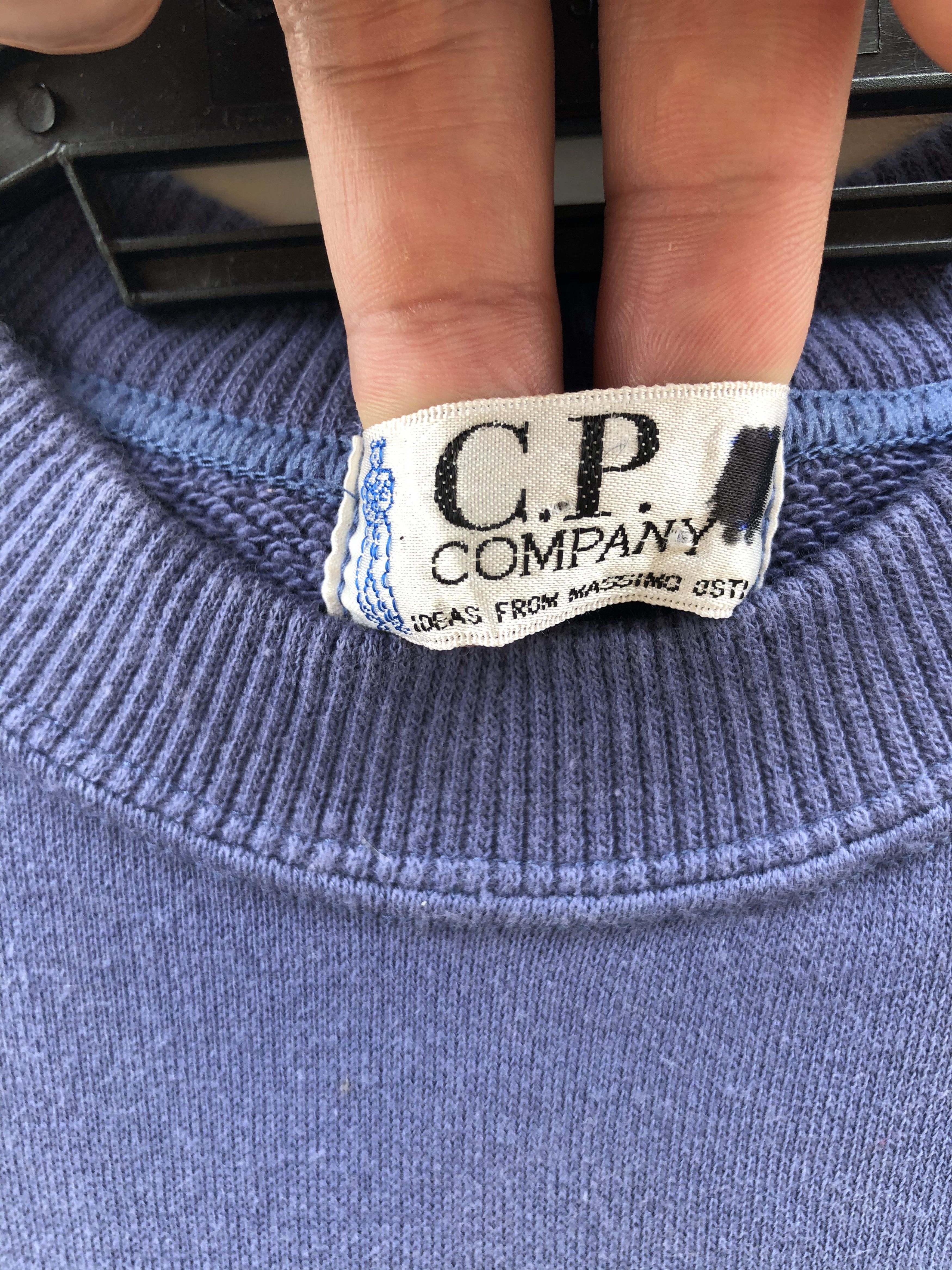 C.P. Company RARE VINTAGE C.P. COMPANY BIG LOGO SWEATSHIRT Size US XXS / EU 40 - 4 Thumbnail
