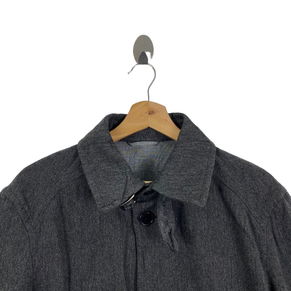 JOSEPH HOMME Vintage JOSEPH HOMME Japanese Brand Button Up Wool Grey Coat Size US M / EU 48-50 / 2 - 2 Thumbnail