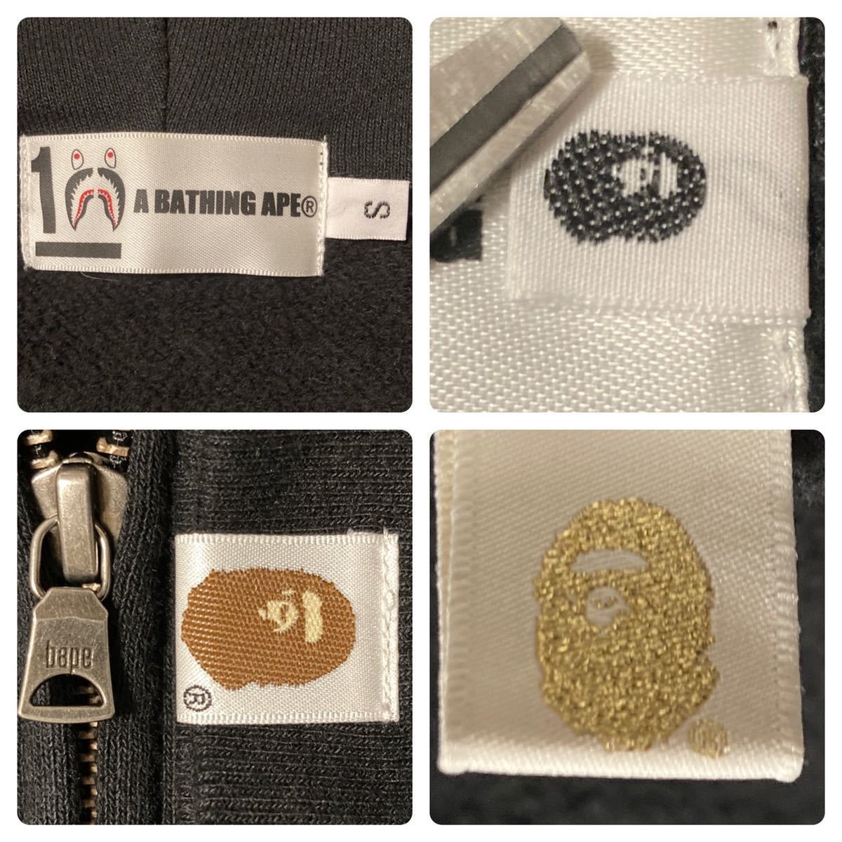 Bape × Swarovski 🔥zozo limited🔥 BAPE Black Swarovski Shark full zip hoodie Size US S / EU 44-46 / 1 - 9 Thumbnail