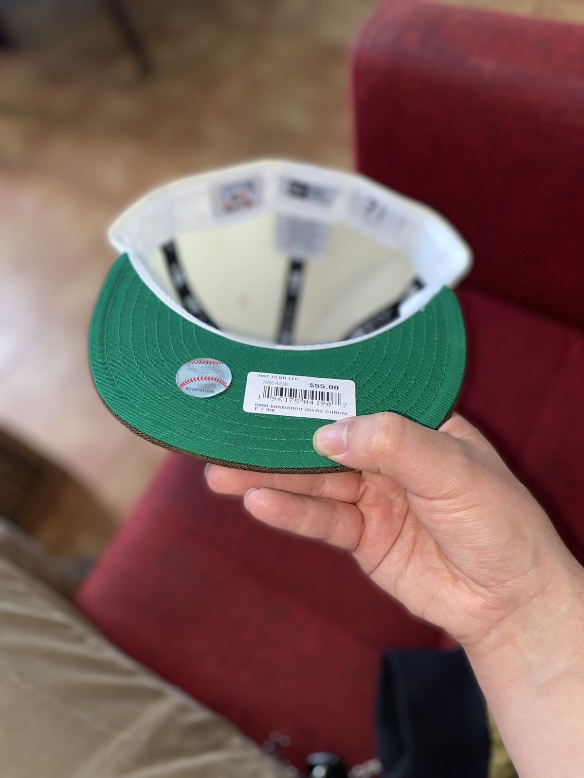 Hat Club × MLB × New Era 2 tone Exclusive Miami Marlins Burger King fitted hat Size ONE SIZE - 5 Thumbnail