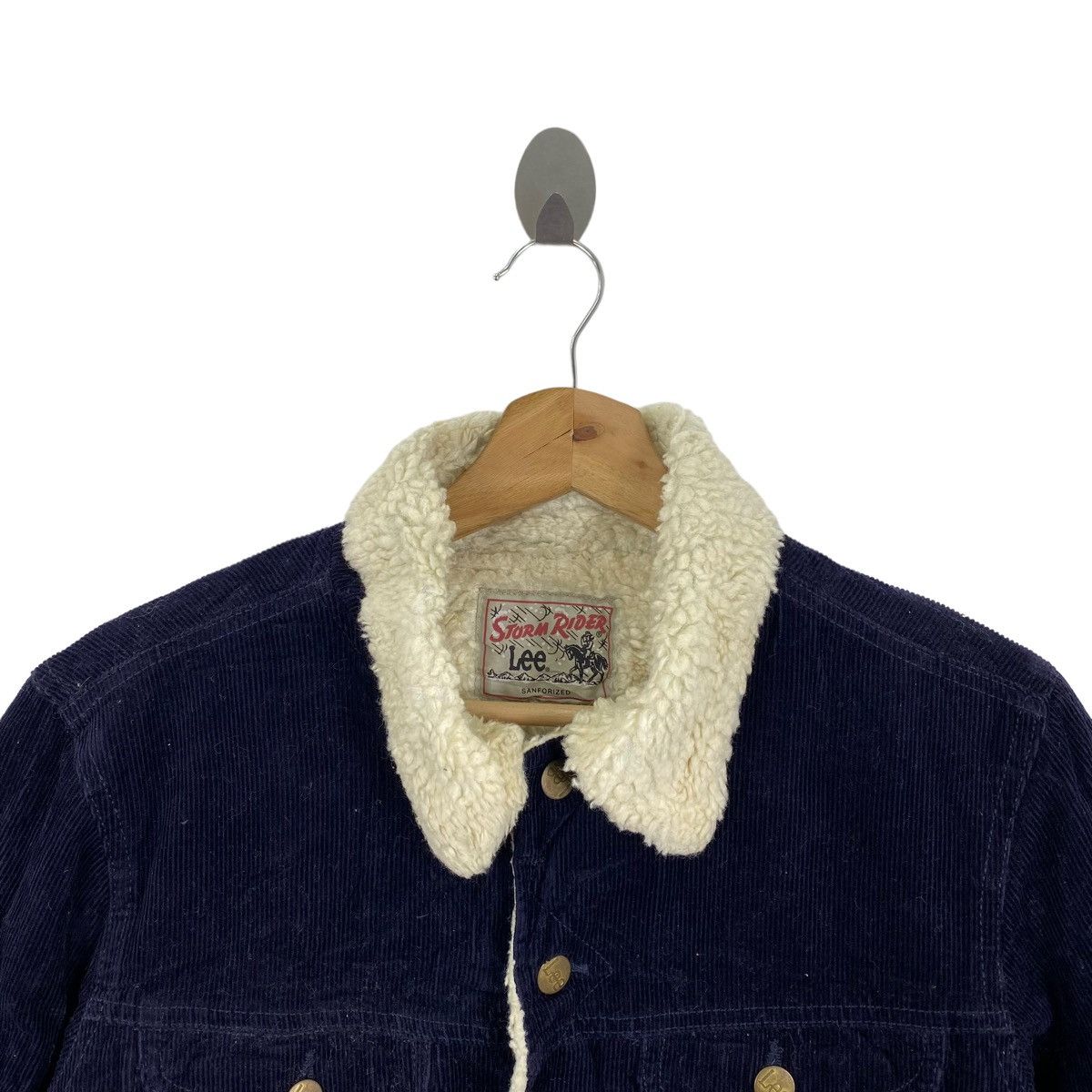 Lee STORM RIDER x LEE Fur Inside Button Up Denim Jeans Jacket Size US S / EU 44-46 / 1 - 2 Thumbnail