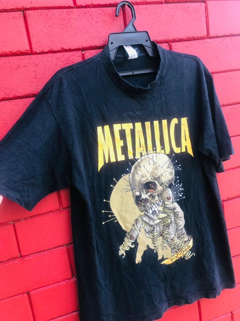 Japanese Brand × Vintage Vintage Metallica 90s Pushead Designer Fashion Style Shirt Size US L / EU 52-54 / 3 - 3 Thumbnail