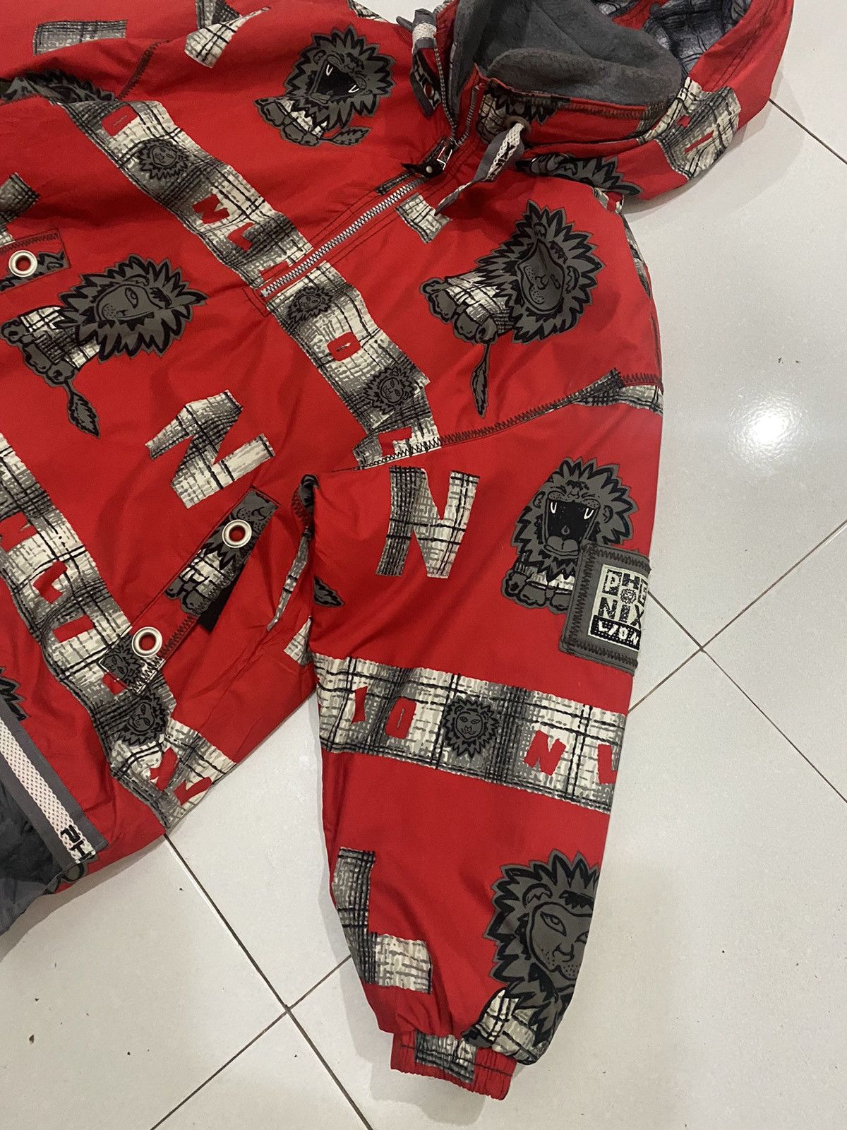 Japanese Brand Phenix Lion Full Printed Ski’s Jacket Size US L / EU 52-54 / 3 - 3 Thumbnail