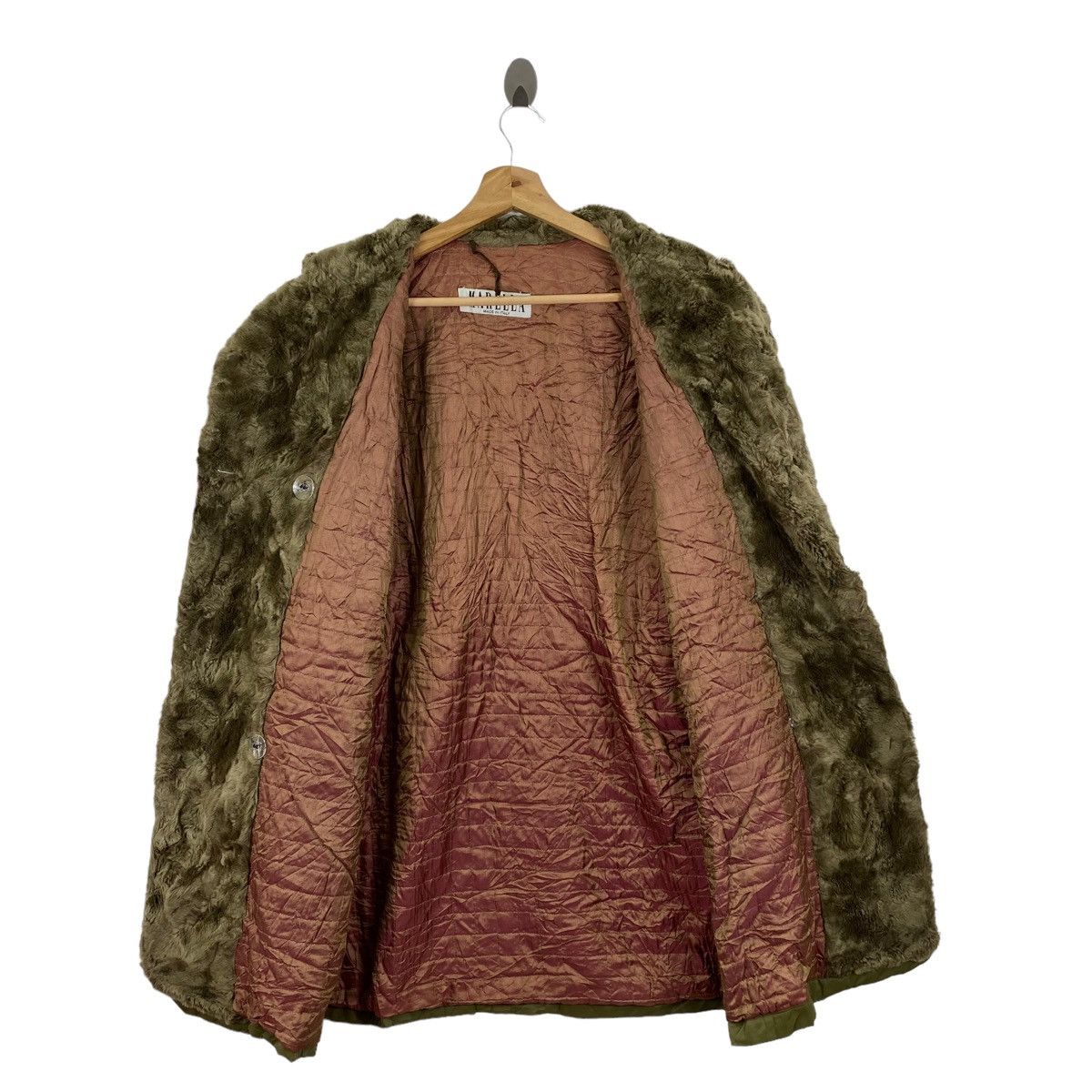 Other MARELLA Italian Brand Fur Inside Green Parka Coat Jacket Size US XL / EU 56 / 4 - 3 Thumbnail