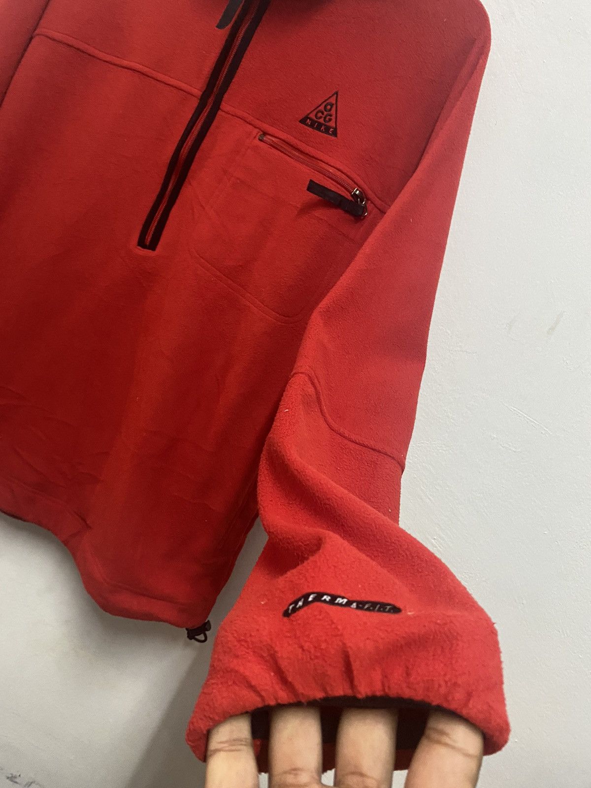 Nike VTG Nike ACG Half Zipper Fleece Jacket Size US L / EU 52-54 / 3 - 4 Thumbnail