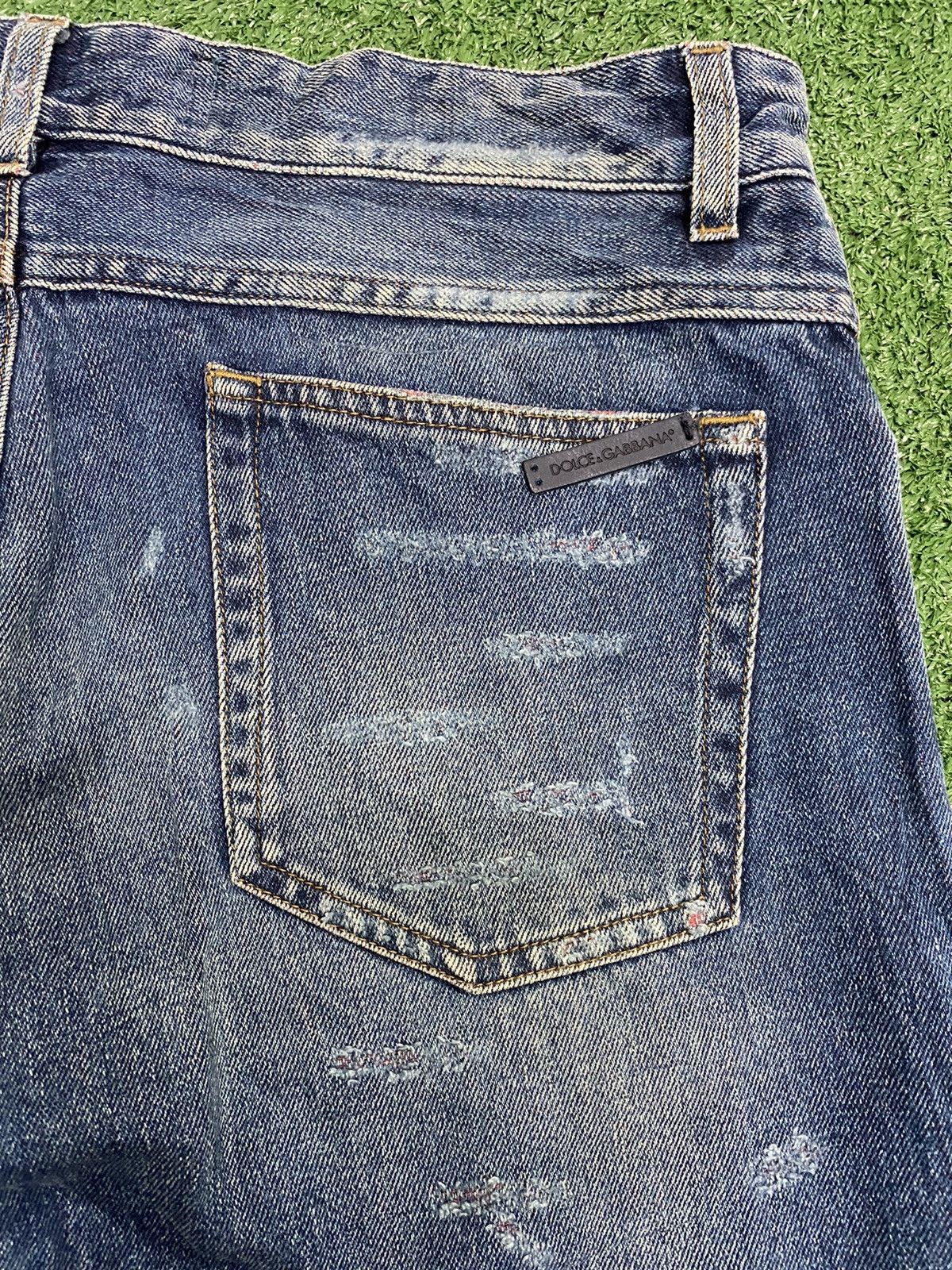 Dolce & Gabbana Dolce & Gabbana Distressed Denim Jeans Size US 34 / EU 50 - 4 Thumbnail