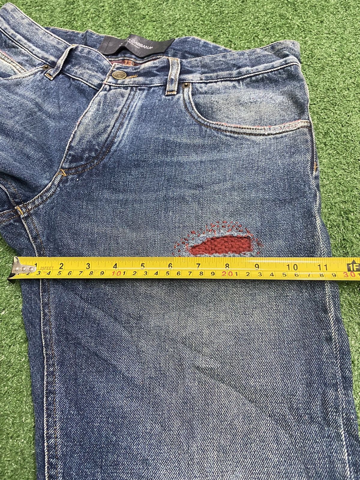 Dolce & Gabbana Dolce & Gabbana Distressed Denim Jeans Size US 34 / EU 50 - 13 Thumbnail