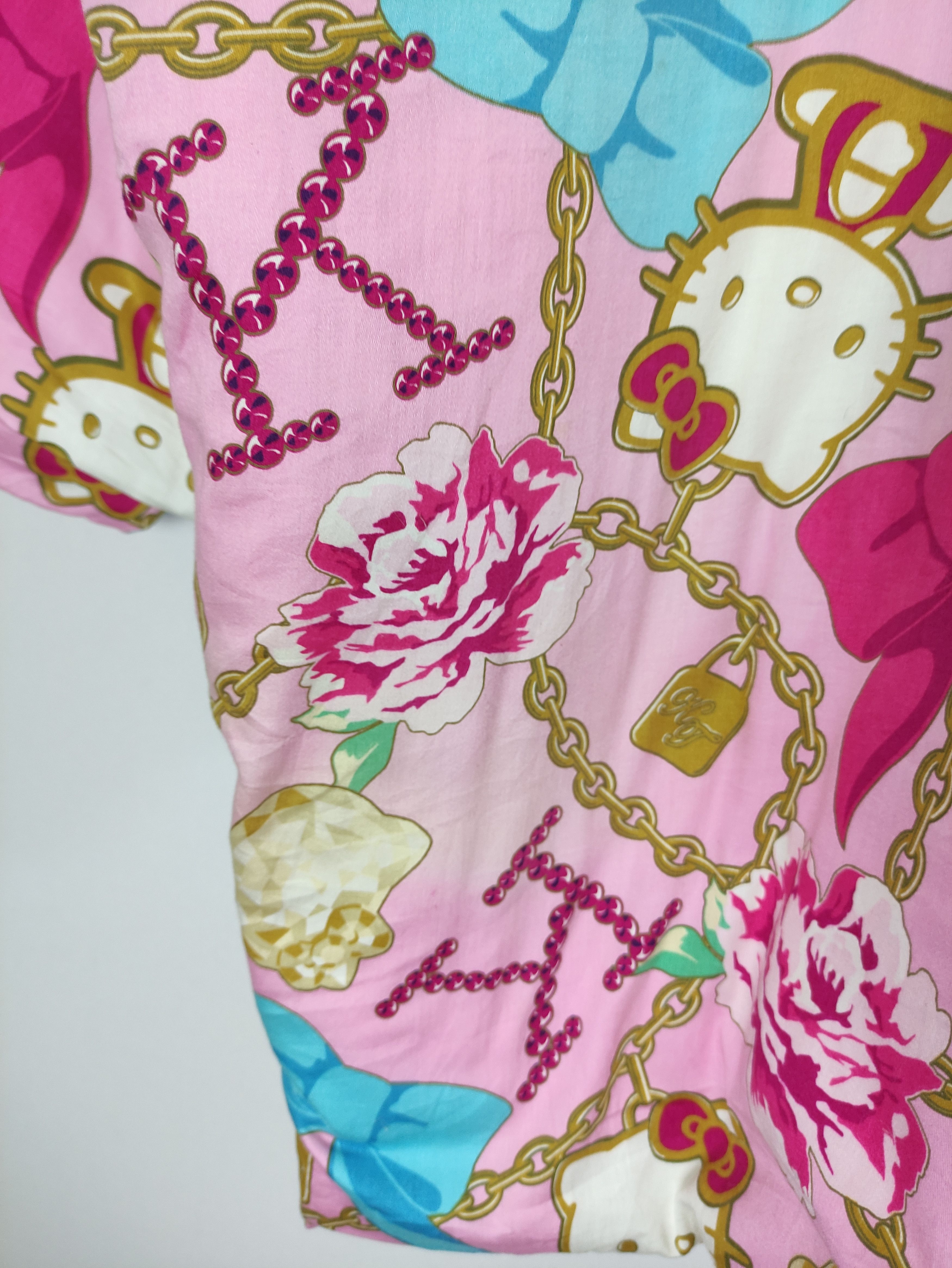 Cartoon Network × Japanese Brand HELLO KITTY kimono cardigan full print nice design Size US M / EU 48-50 / 2 - 10 Thumbnail