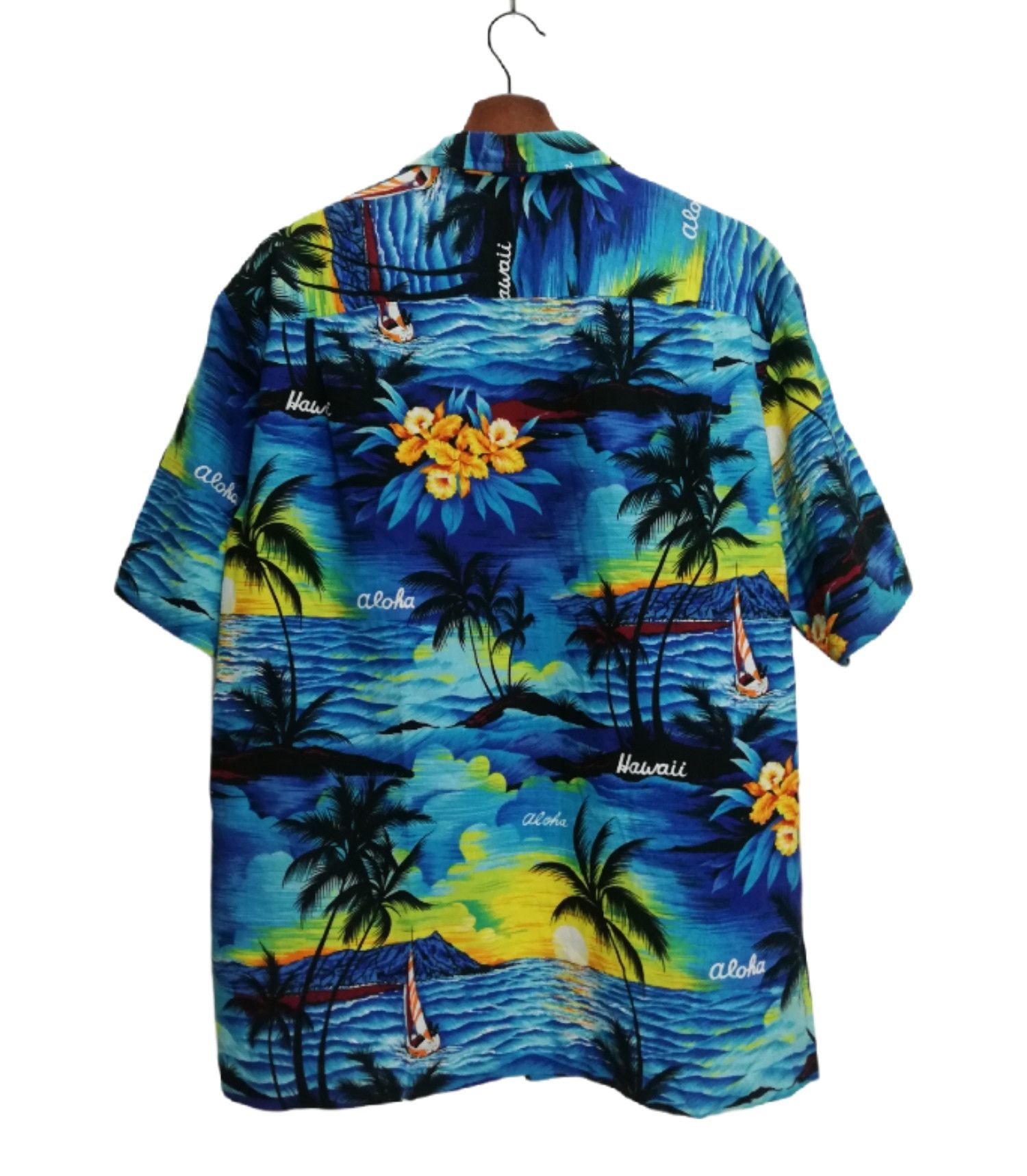 Vintage Vintage Hawaii Button Up Hawaiian Shirt Made in USA Size US L / EU 52-54 / 3 - 2 Thumbnail