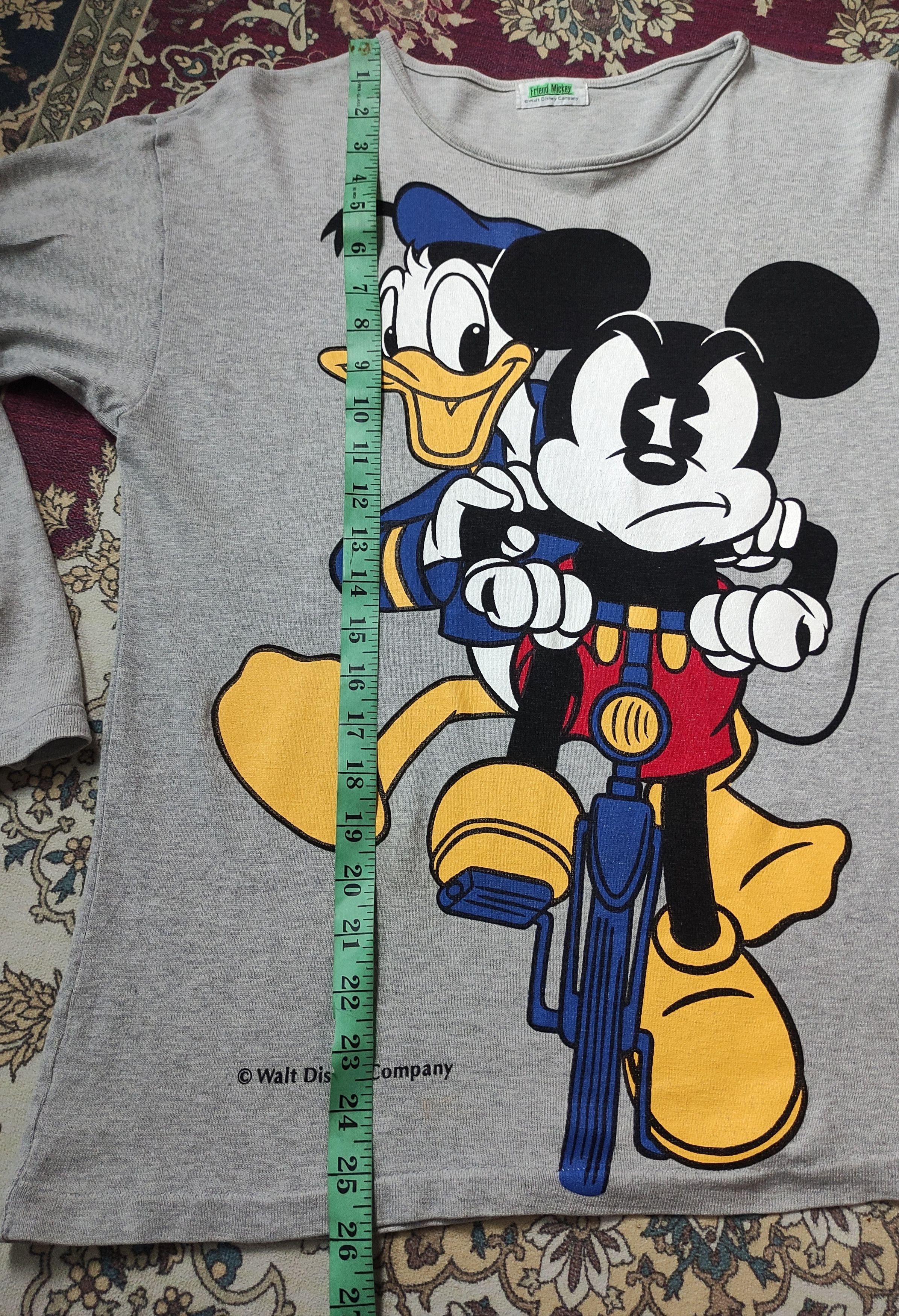 Disney × Japanese Brand × Mickey Mouse Disney Friend Mickey Long Sleeve t-shirt Size US M / EU 48-50 / 2 - 8 Thumbnail