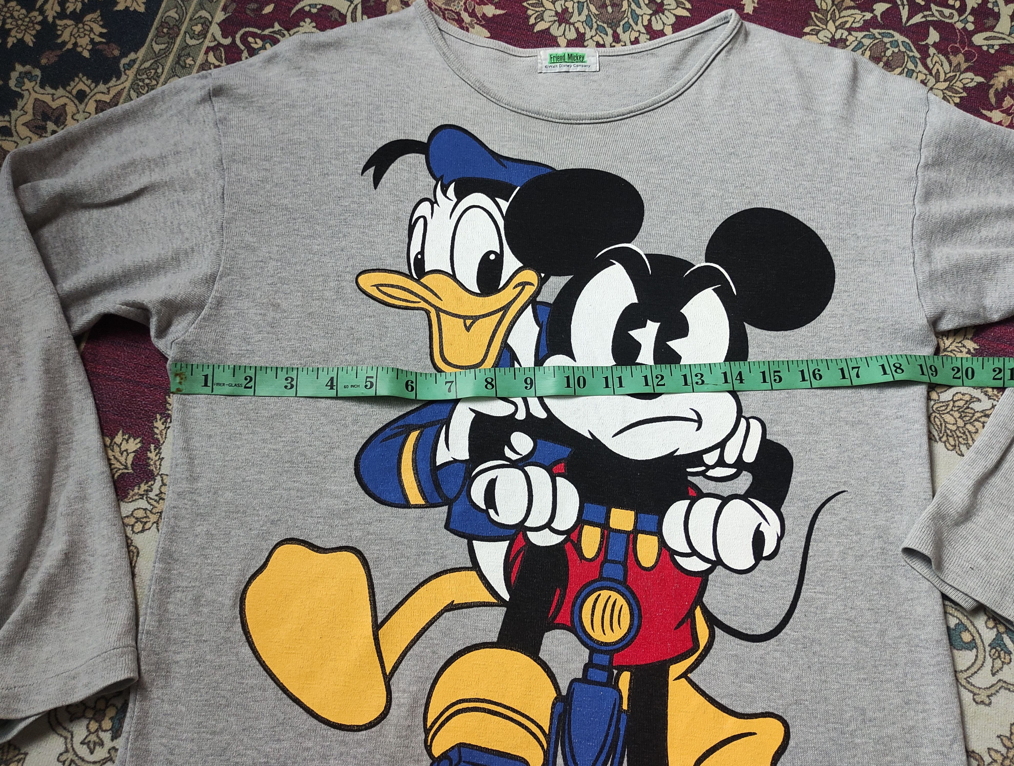 Disney × Japanese Brand × Mickey Mouse Disney Friend Mickey Long Sleeve t-shirt Size US M / EU 48-50 / 2 - 7 Thumbnail