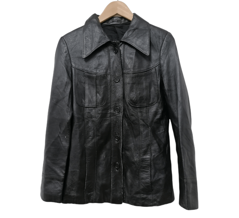 Vintage Vintage Echtes Leder Leather Jacket coat | Grailed