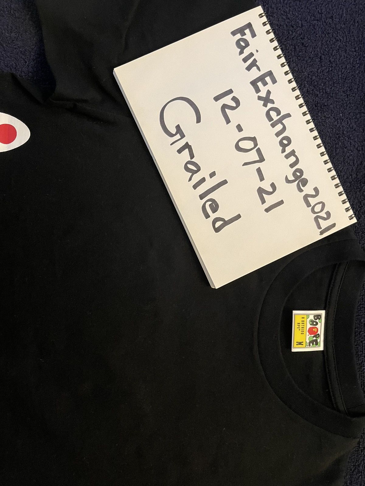 Bape A Bathing Ape Blue ABC Side Shark Face Tee Size US M / EU 48-50 / 2 - 2 Thumbnail