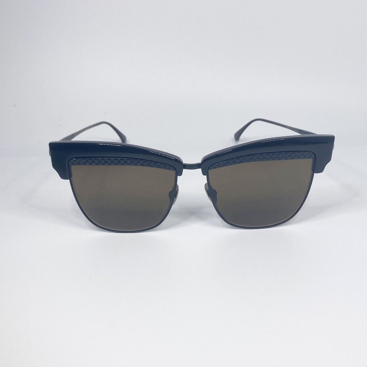 Bottega Veneta Bottega Veneta Cat Eye Sunglasses Black 56MM Size ONE SIZE - 1 Thumbnail