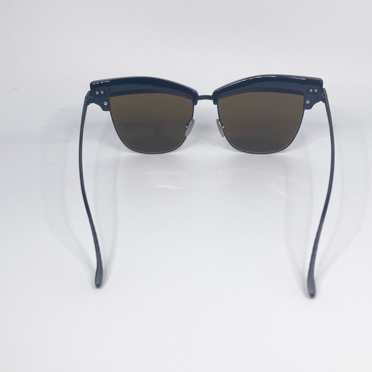 Bottega Veneta Bottega Veneta Cat Eye Sunglasses Black 56MM Size ONE SIZE - 4 Thumbnail
