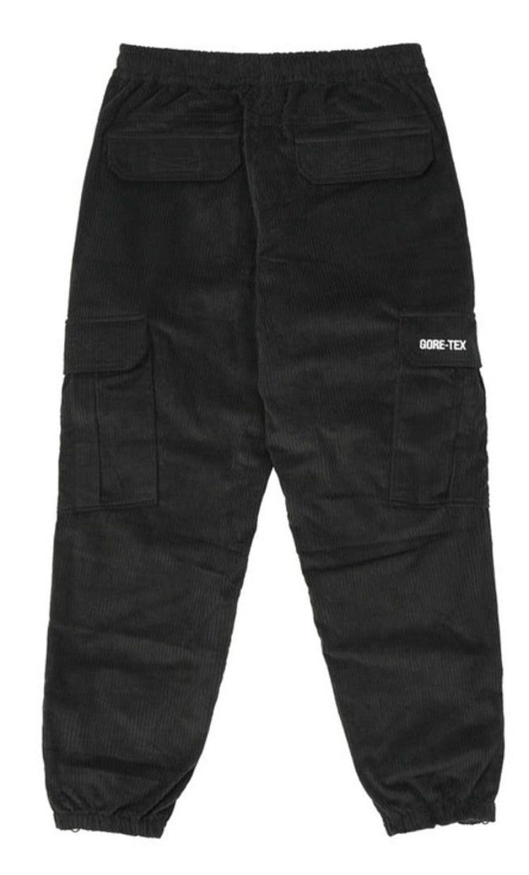 Goretex × Palace Palace Gore-Tex Corduroy Cargos Black XL Size US 36 / EU 52 - 2 Thumbnail