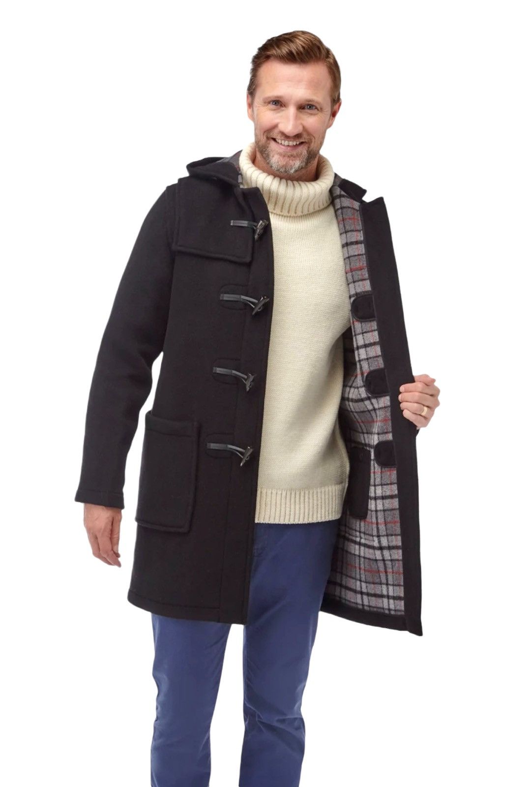 Burberry × Burberry Prorsum 🔥 NEED GONE NOW 🔥 BURBERRY LONDON WOOL DUFFLE COAT NOVACHECK Size US M / EU 48-50 / 2 - 4 Thumbnail