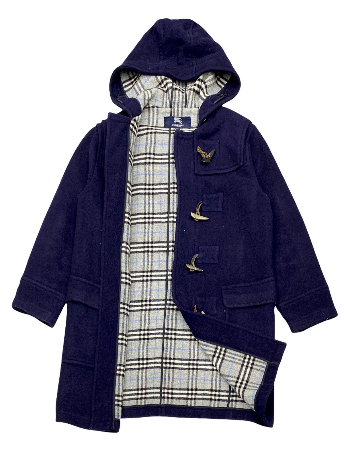 Burberry × Burberry Prorsum 🔥 NEED GONE NOW 🔥 BURBERRY LONDON WOOL DUFFLE COAT NOVACHECK Size US M / EU 48-50 / 2 - 1 Thumbnail