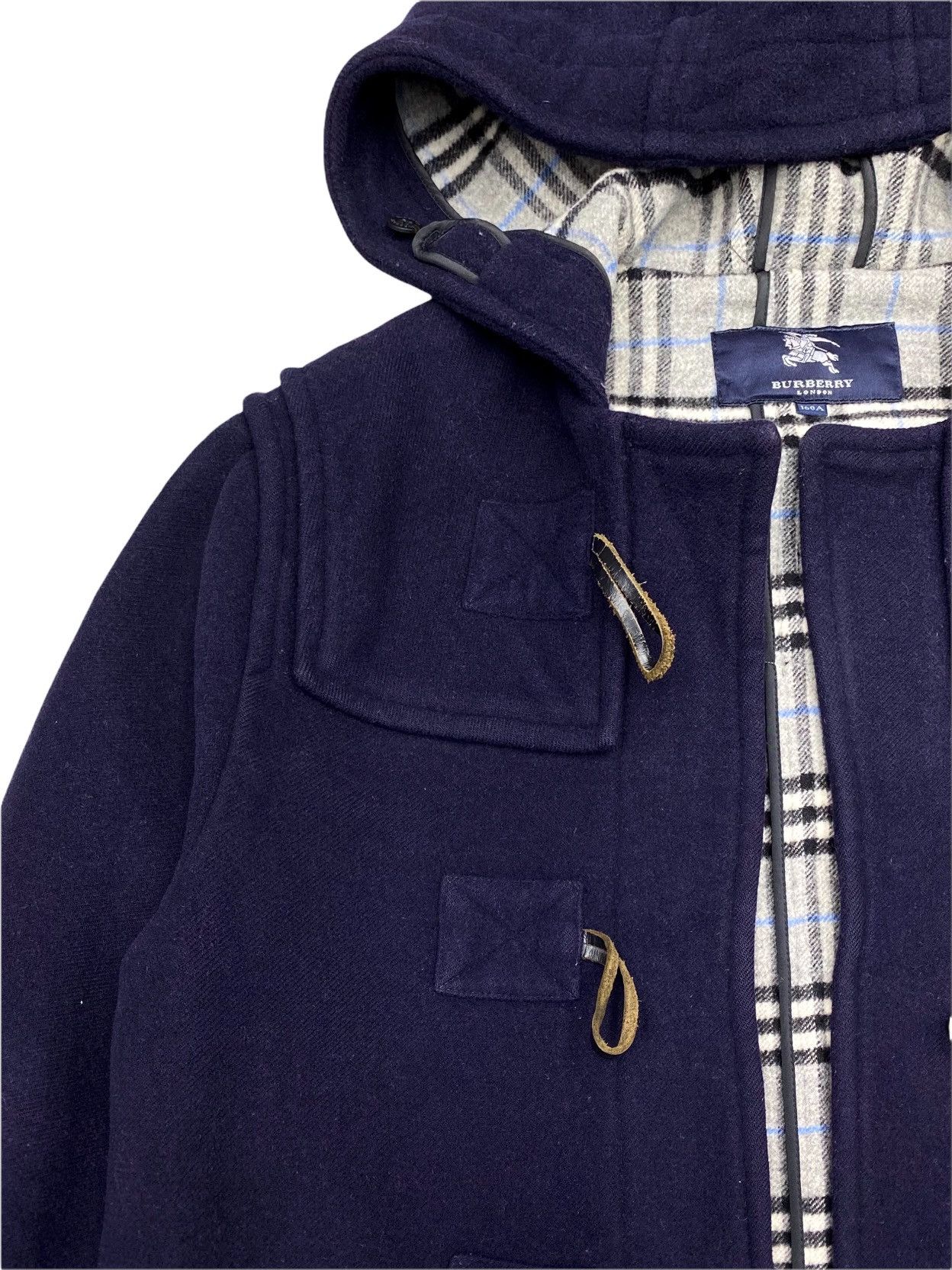 Burberry × Burberry Prorsum 🔥 NEED GONE NOW 🔥 BURBERRY LONDON WOOL DUFFLE COAT NOVACHECK Size US M / EU 48-50 / 2 - 7 Thumbnail