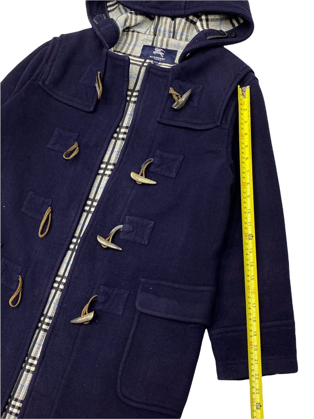 Burberry × Burberry Prorsum 🔥 NEED GONE NOW 🔥 BURBERRY LONDON WOOL DUFFLE COAT NOVACHECK Size US M / EU 48-50 / 2 - 21 Thumbnail