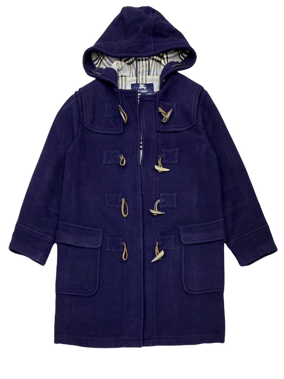 Burberry × Burberry Prorsum 🔥 NEED GONE NOW 🔥 BURBERRY LONDON WOOL DUFFLE COAT NOVACHECK Size US M / EU 48-50 / 2 - 2 Thumbnail