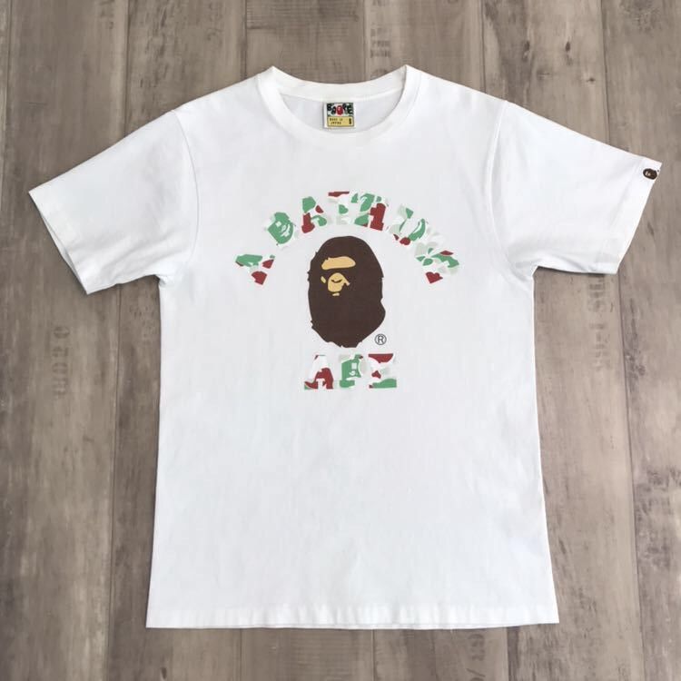 Bape BAPE Sendai city color camo college logo T-shirt Size US S / EU 44-46 / 1 - 1 Thumbnail