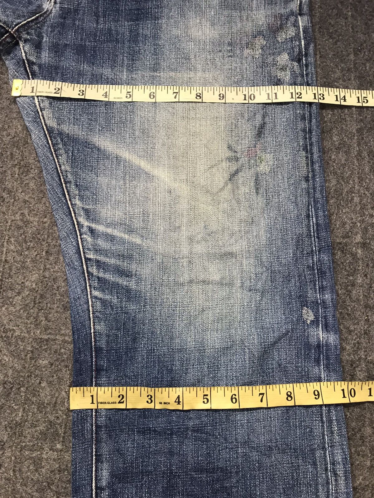 Japanese Brand × Vintage Kyoto Style Kyoden Inc Embroidery Sakura Pocket Jeans Pant Size US 36 / EU 52 - 14 Thumbnail