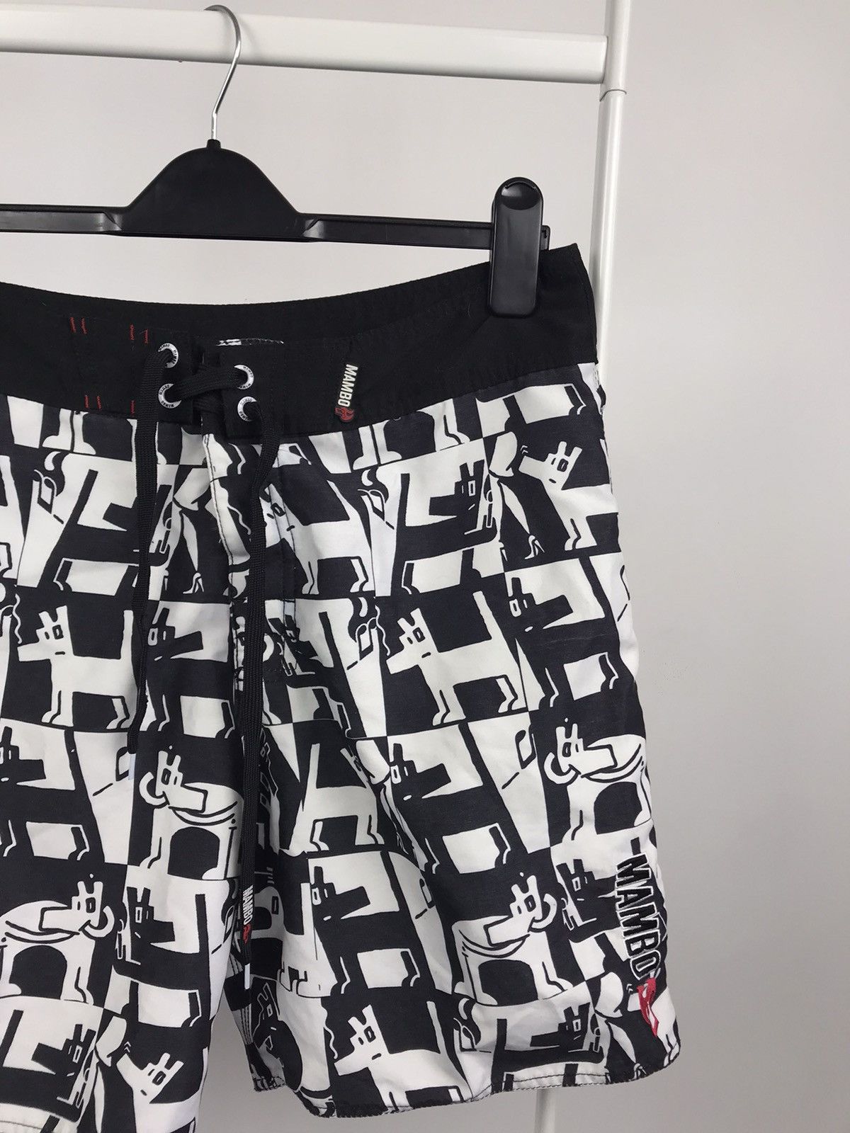 Mambo × Vintage Vintage Mambo Monogram Dog Print Surf Shorts Size US 32 / EU 48 - 2 Thumbnail