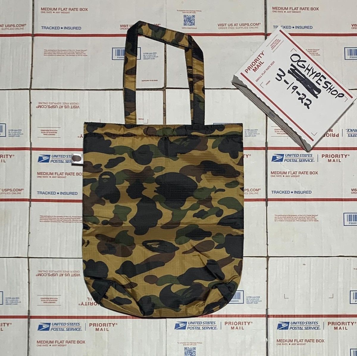Bape 2015 Bape Camo Tote Bag Size ONE SIZE - 2 Thumbnail