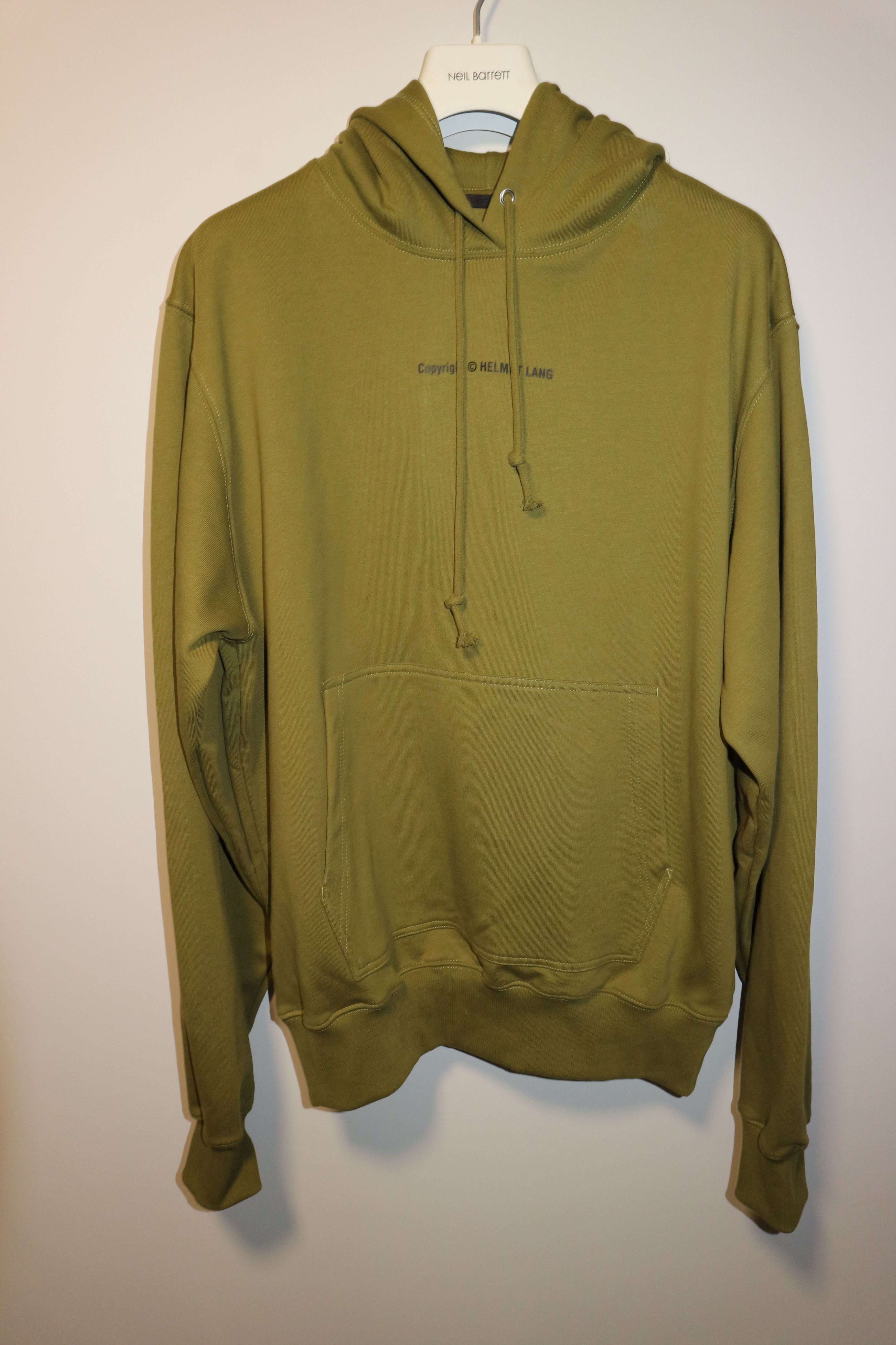 Helmut Lang LOGO PRINT HOODIE 2022 Size US M / EU 48-50 / 2 - 2 Thumbnail