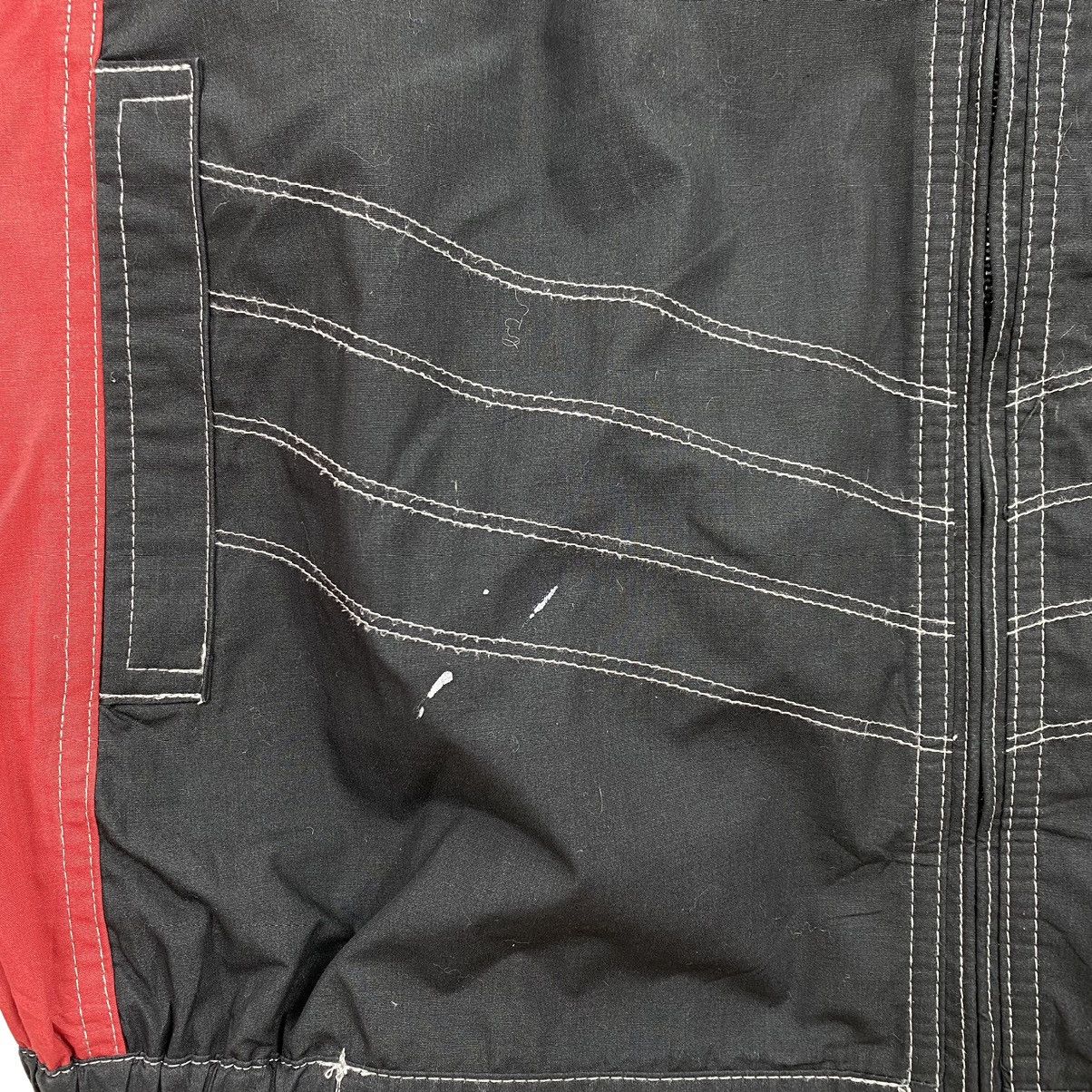 Vintage Z-DRAGON Casual Workstyle Racing Red Black Bomber Jacket Size US L / EU 52-54 / 3 - 3 Thumbnail